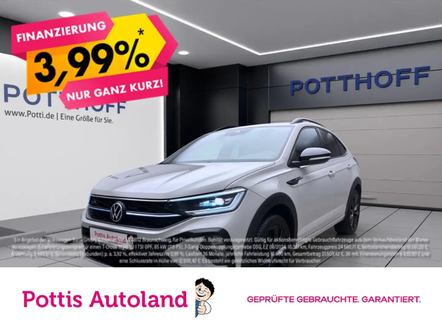 Volkswagen Taigo 1.0 TSI R-LINE KAMERA IQ.LIGHT ACC NAVI Grau - 1