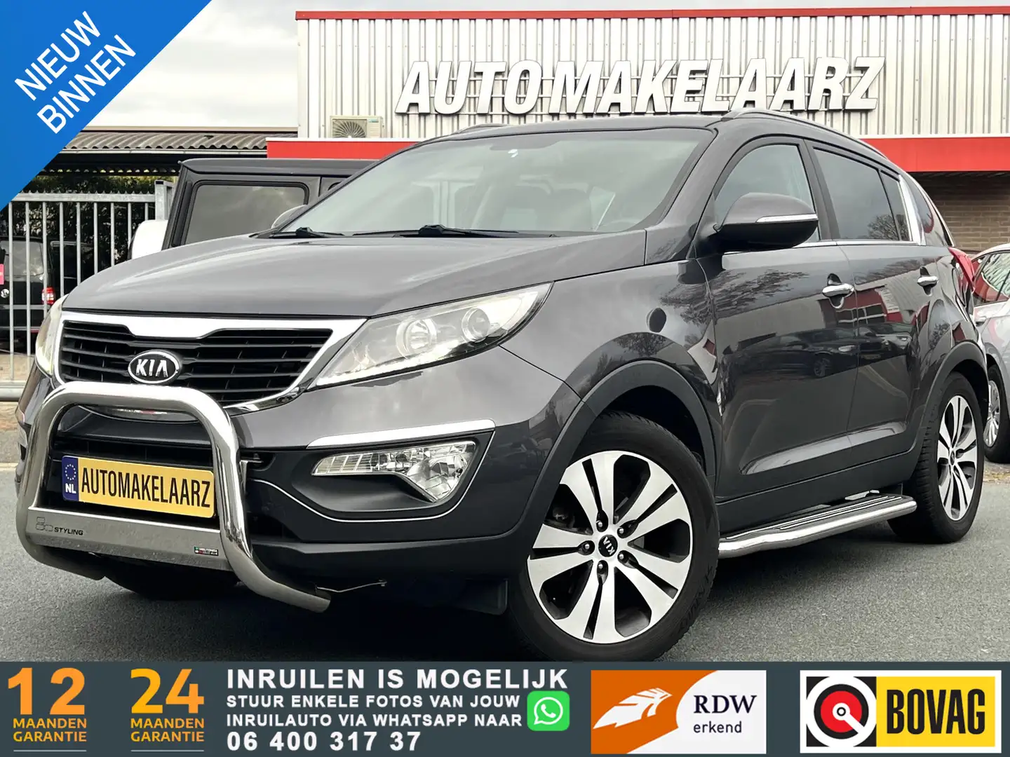 Kia Sportage 1.6 GDI X-ecutive Plus Pack TREKHAAK LEDER NAP Gris - 1