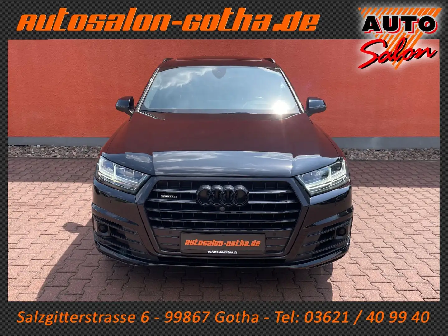 Audi Q7 50 TDI quattro S-Line+ Schwarz-Pkt MATRIX Noir - 2