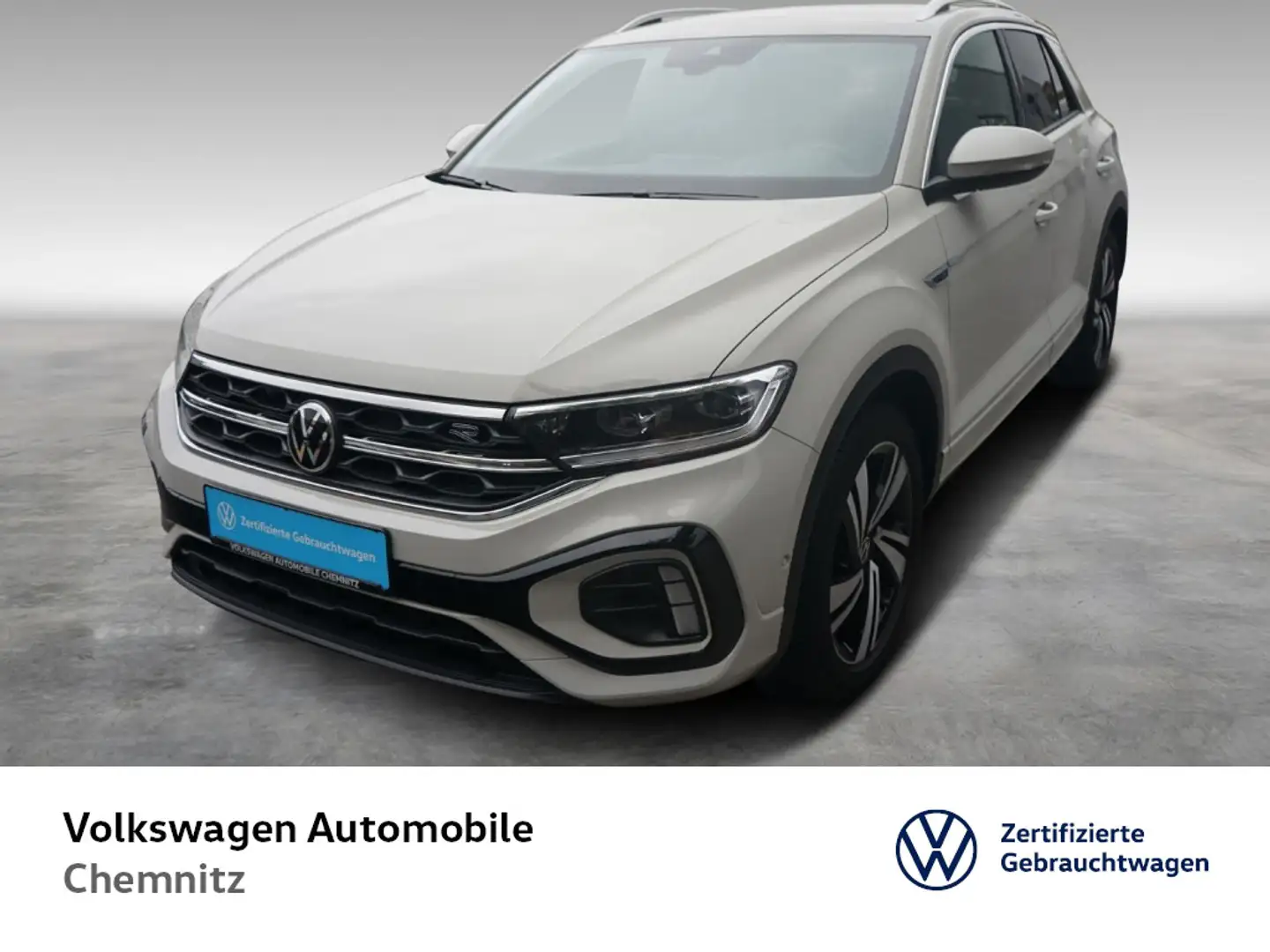 Volkswagen T-Roc 1.5 TSI R-Line AHK LED ACC Park Assist Gris - 1