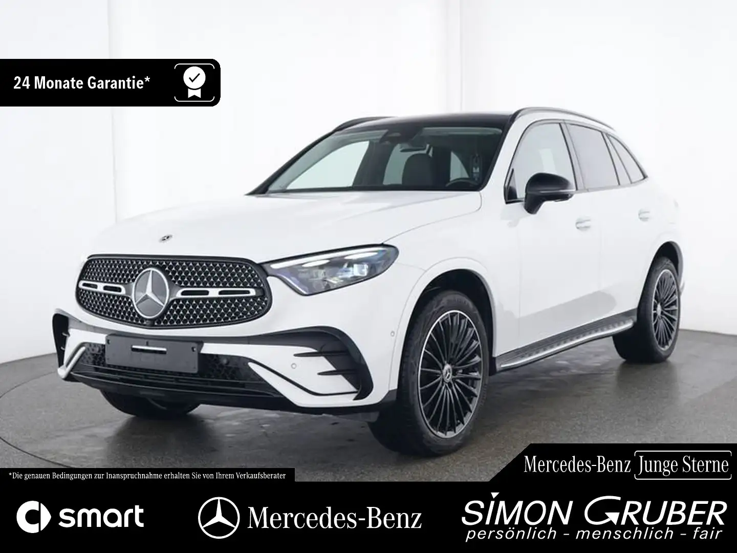 Mercedes-Benz GLC 300 e 4M AMG Pano DigiLight 360 Trittbrett AH Weiß - 1