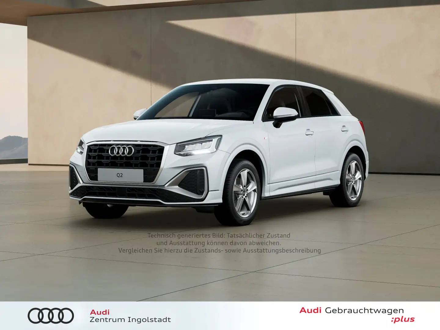 Audi Q2 35 TFSI 2xS line NAVI+ AHK KAM. ACC Белый - 1