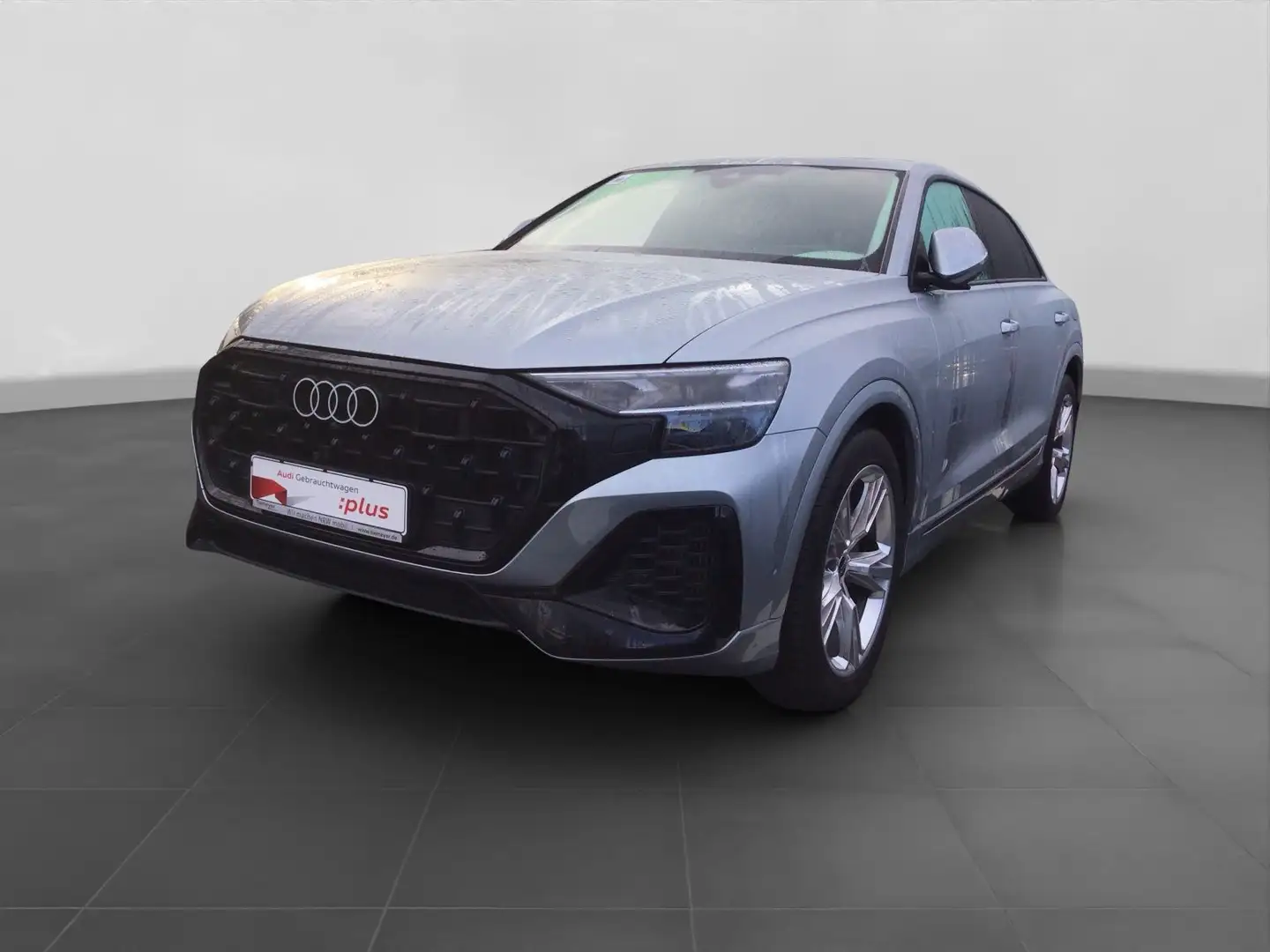 Audi Q8 55 TFSIe Q 2x S LINE LUFT AHK HuD PANO LM21 Silber - 2
