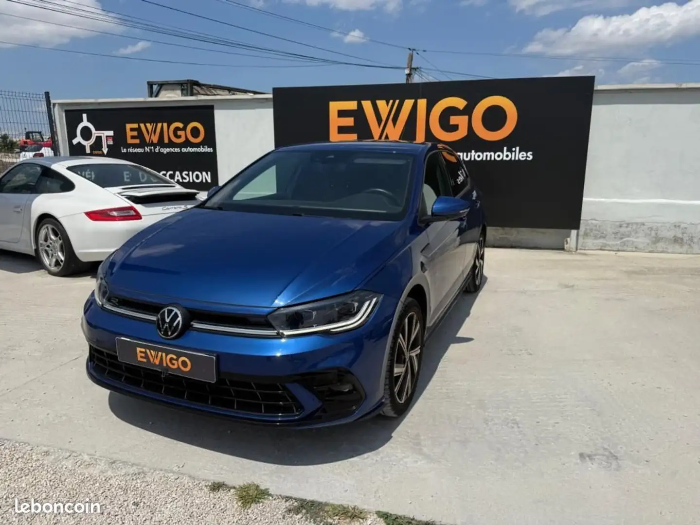 Volkswagen Polo 1.0 TSI 95 R-LINE ORIGINE FRANCE CAMERA ADML Bleu - 1