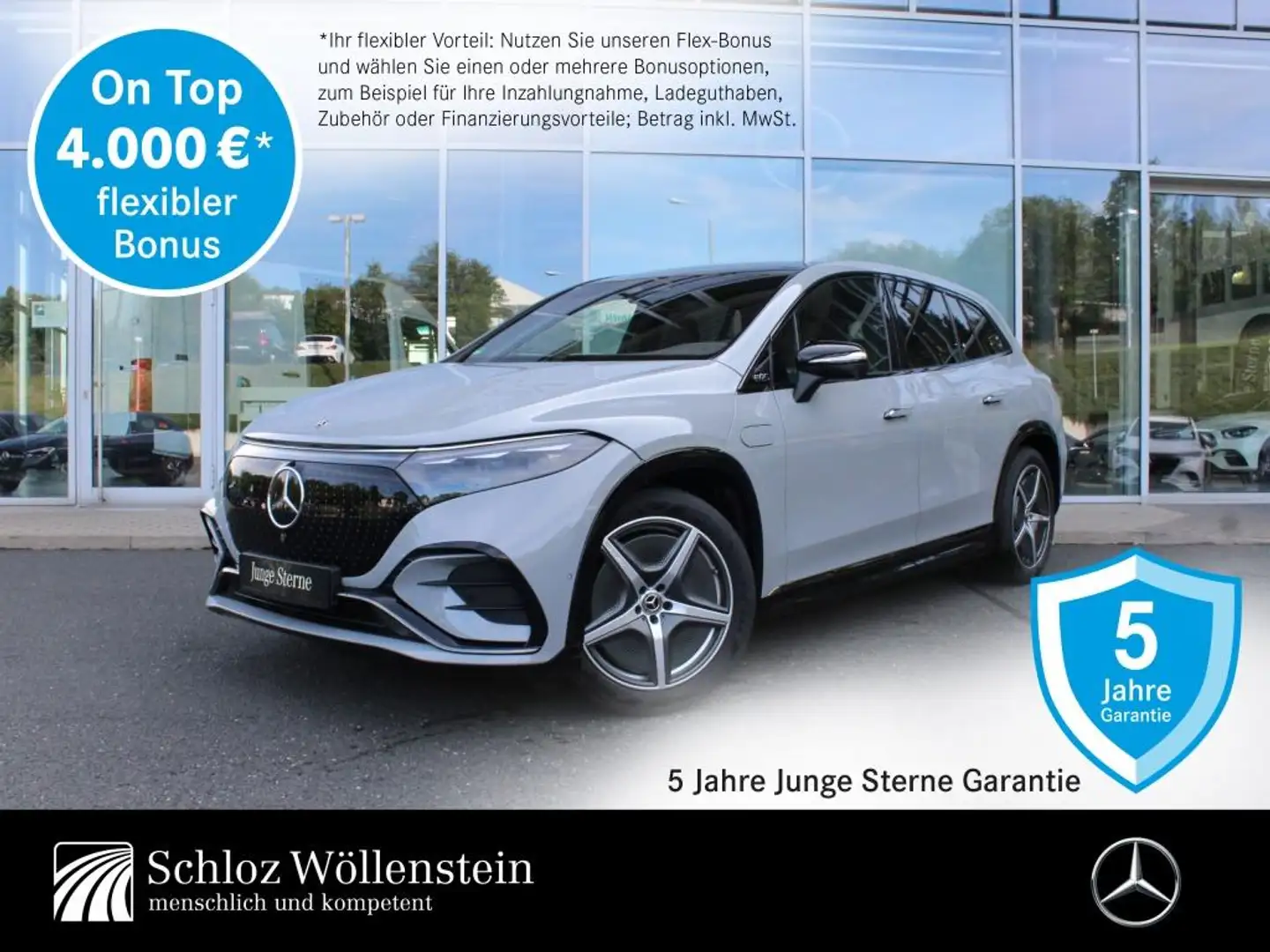 Mercedes-Benz EQS SUV EQS 450 4M SUV AMG/DigitalLight/Fahrass/Hyperscr Grau - 1