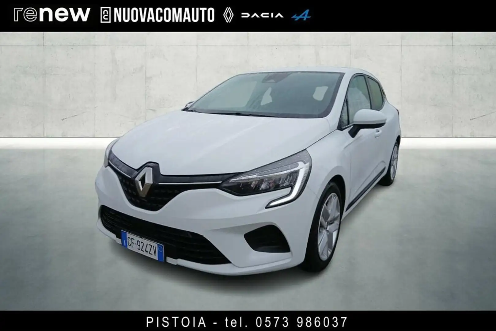 Renault Clio 1.0 tce Zen Gpl 100cv my21 Bianco - 1