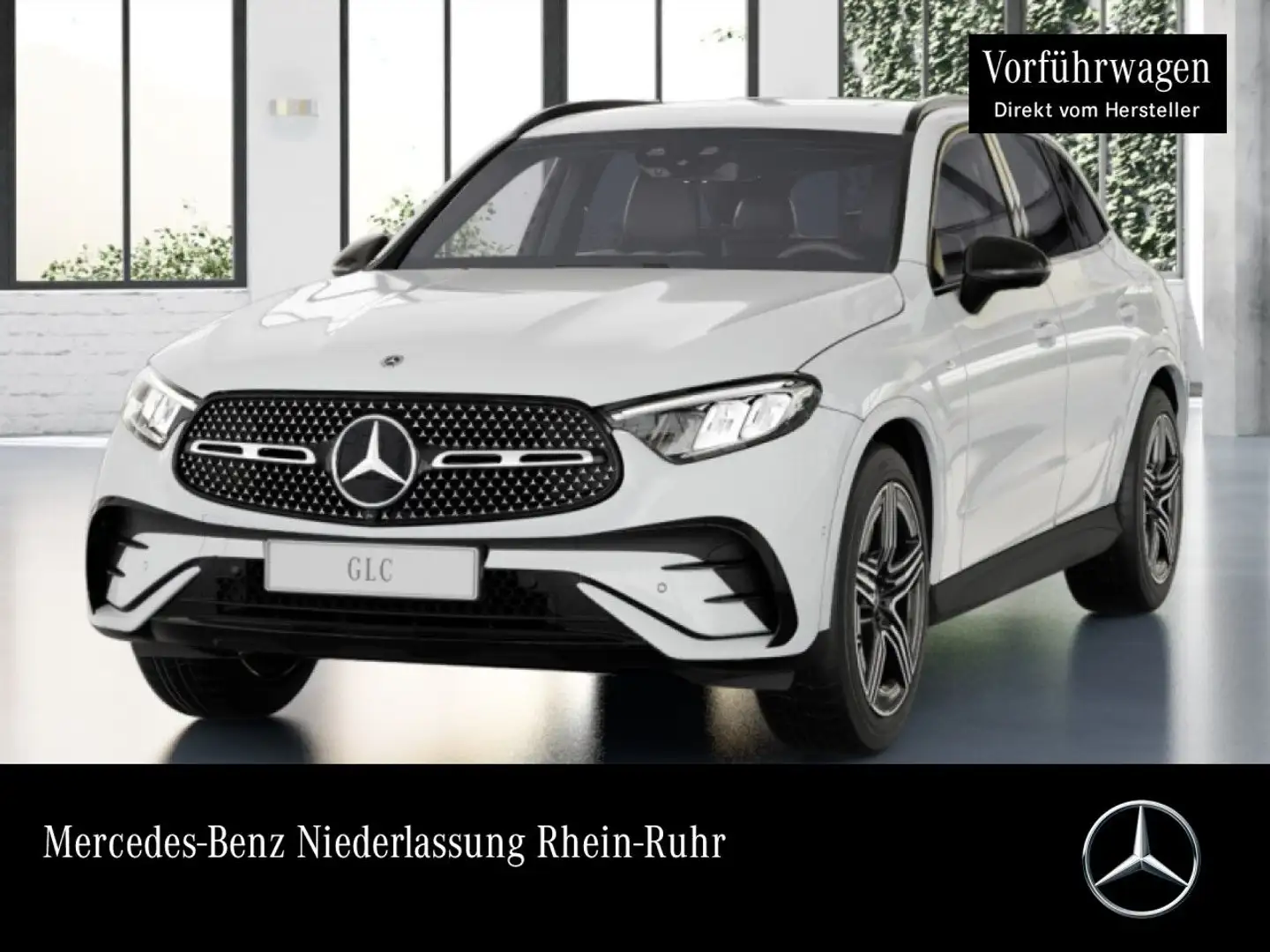 Mercedes-Benz GLC 300 de 4M AMG+NIGHT+360+AHK+LED+BURMESTER+9G Weiß - 1