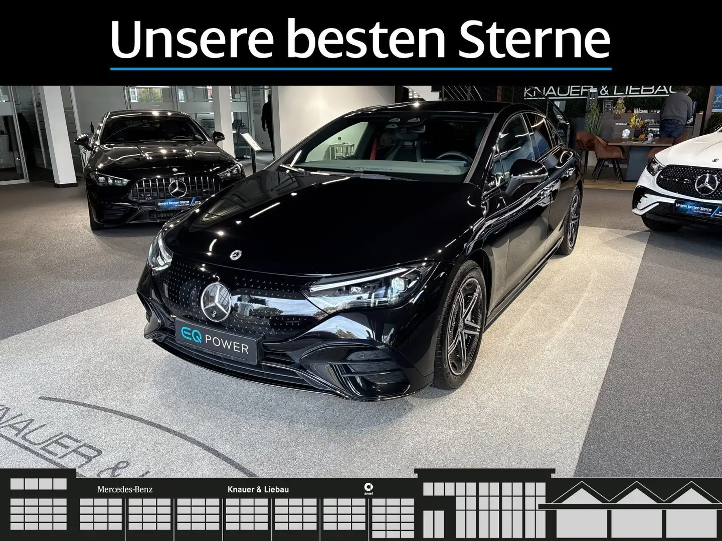 Mercedes-Benz EQE 300 EQE 300 AMG-Line*FAP*AHK*Burmester*Memory*360° Noir - 2