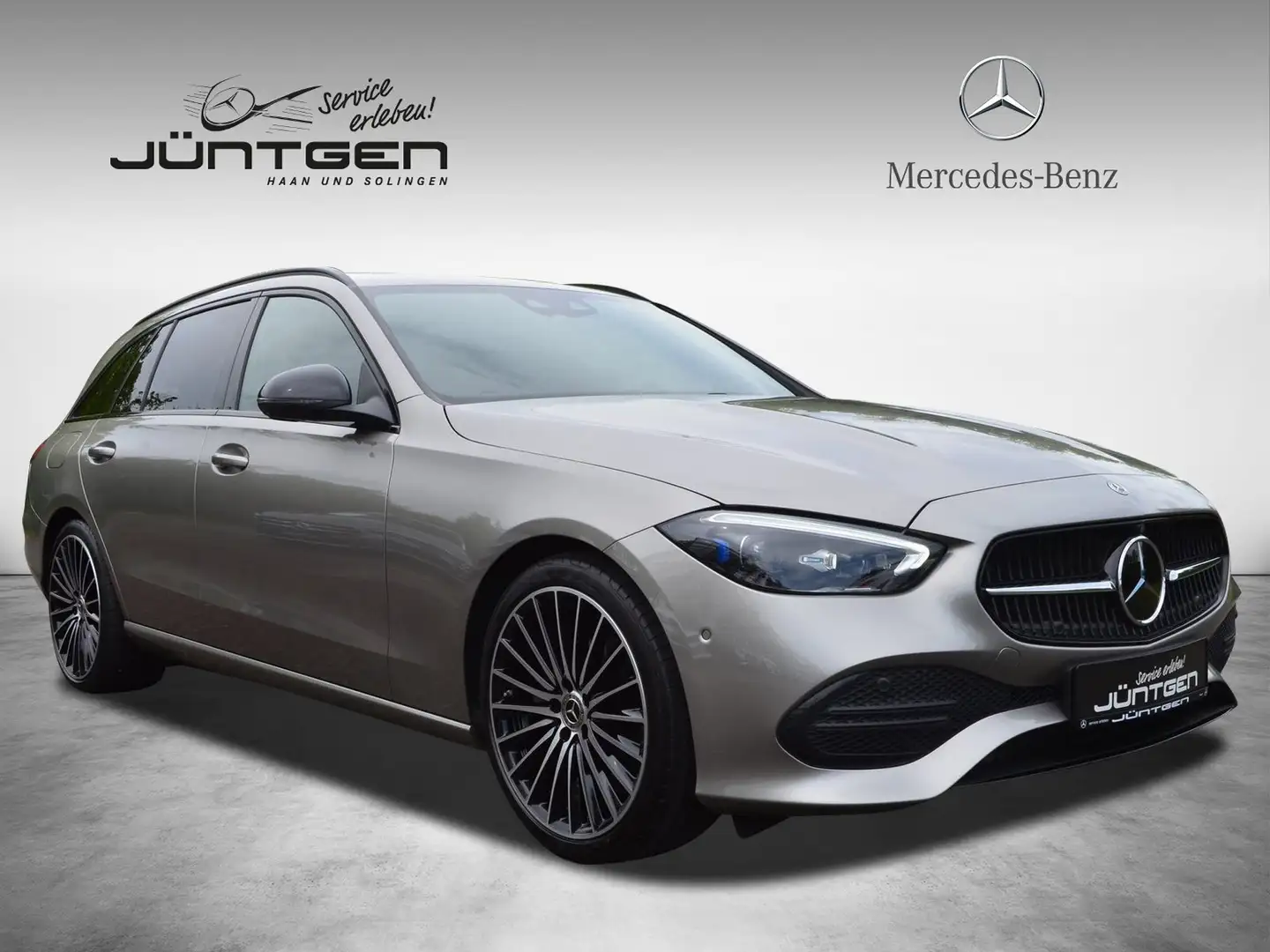 Mercedes-Benz C 220 d T Avantgarde 4M NIGHT MEMORY AHK DISTRO 360° Silber - 1