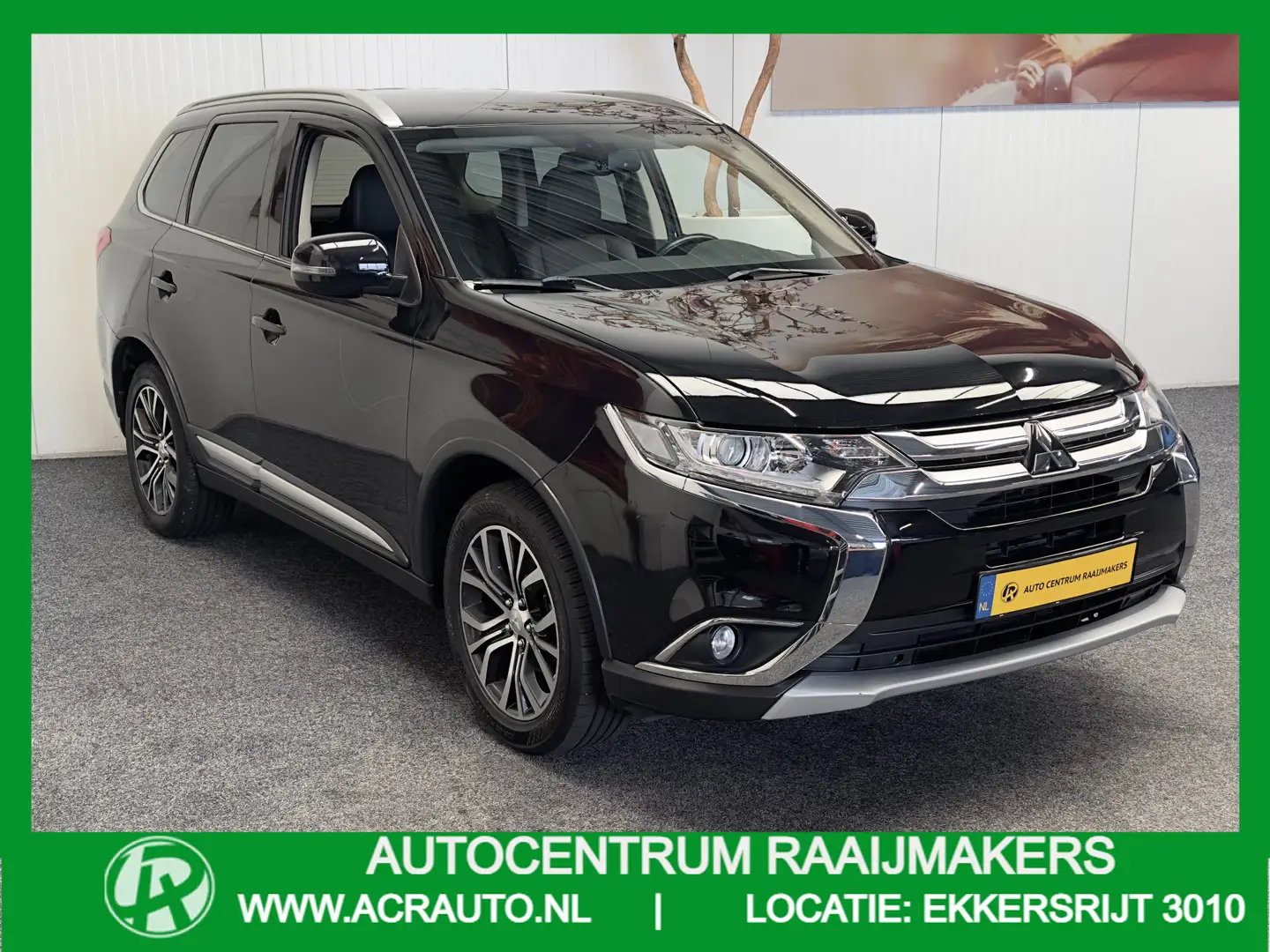 Mitsubishi Outlander 2.0 EXECUTIVE EDITION 7 PERSOONS NAVIGATIE LEDER S Noir - 1