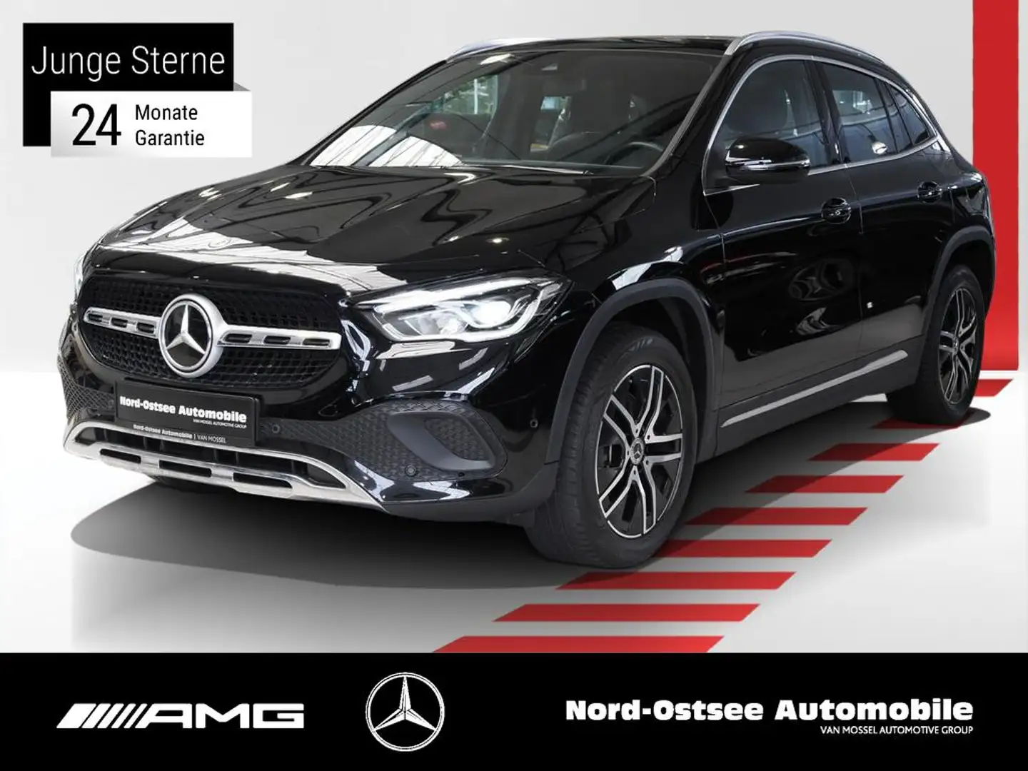 Mercedes-Benz GLA 250 e PROGRESSIVE NAVI PANO PDC SITZH TEMPO Negro - 1