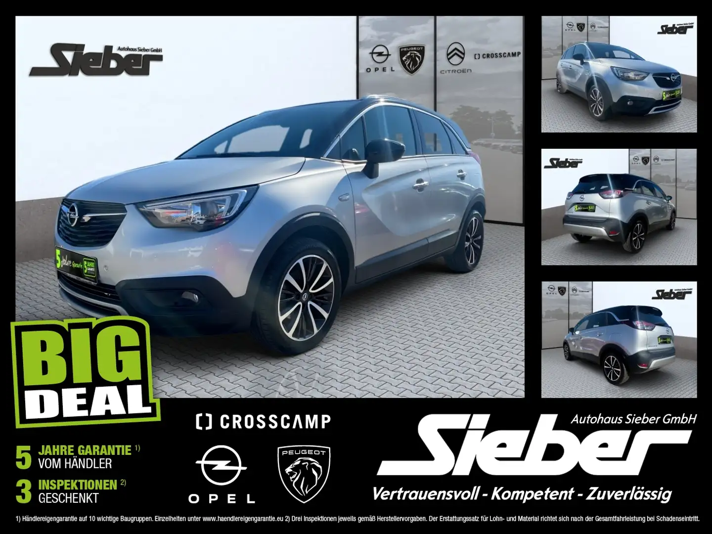 Opel Crossland 1.2 Turbo INNOVATION Tempomat Zilver - 1