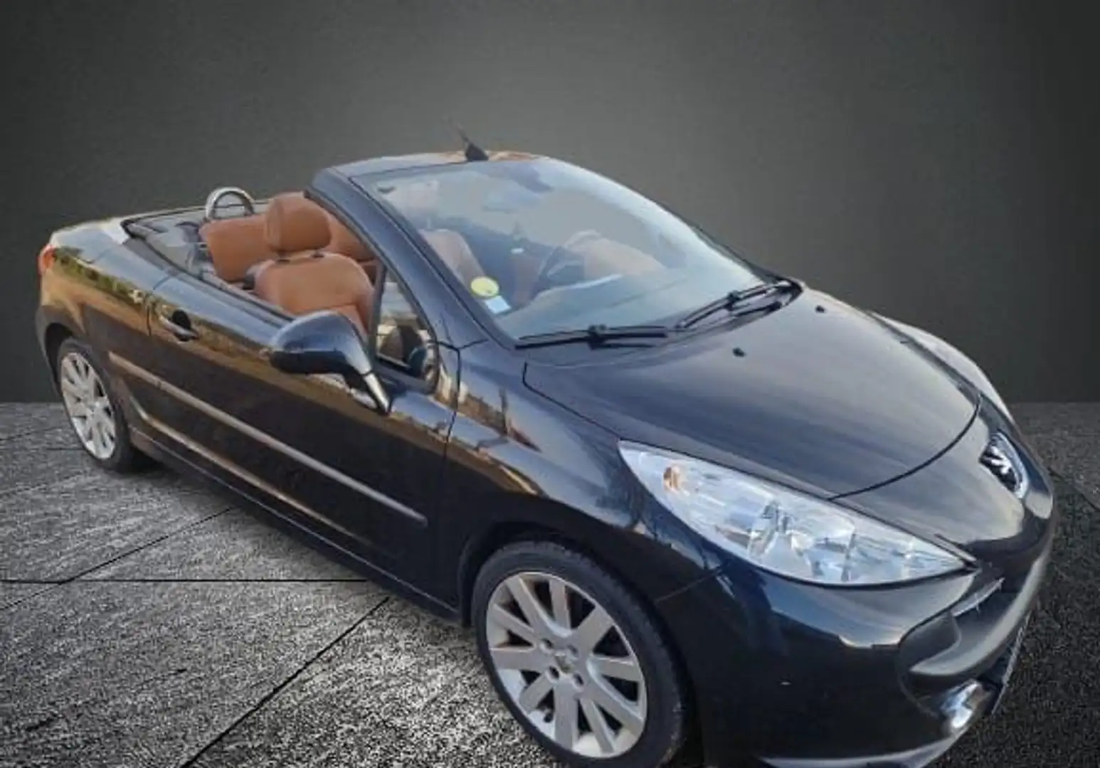 Peugeot 207 1.6 Vti 150 Coupé Cabriolet Garantie Schwarz - 2