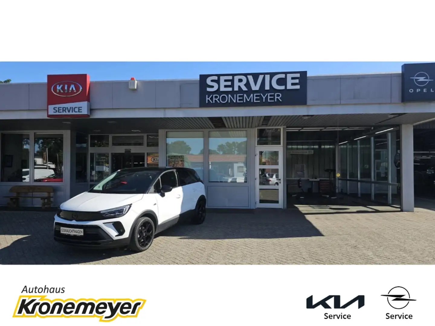 Opel Crossland 1.2 Aut. Elegance Navi LED Apple CarPlay Android A Blanc - 1