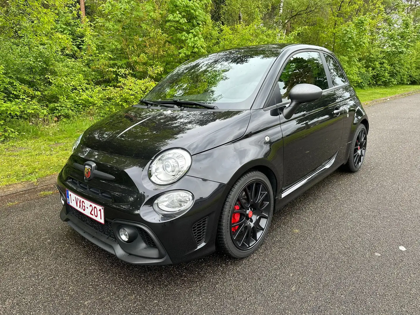 Abarth 595 Competizione 1.4 T-JET Abarth Corsa By Sabelt Carbon Leder Fekete - 1