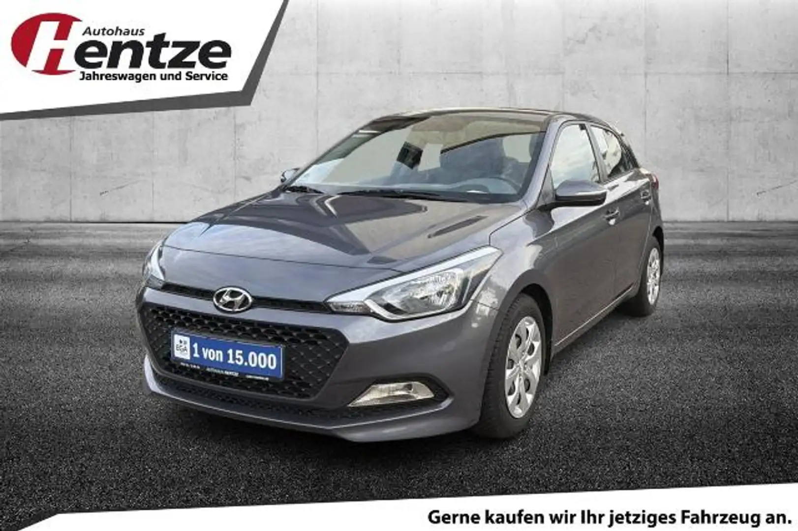 Hyundai i20 Klima,Allwetterreifen,ZV,Sitz+Lenkradheizung Grau - 1