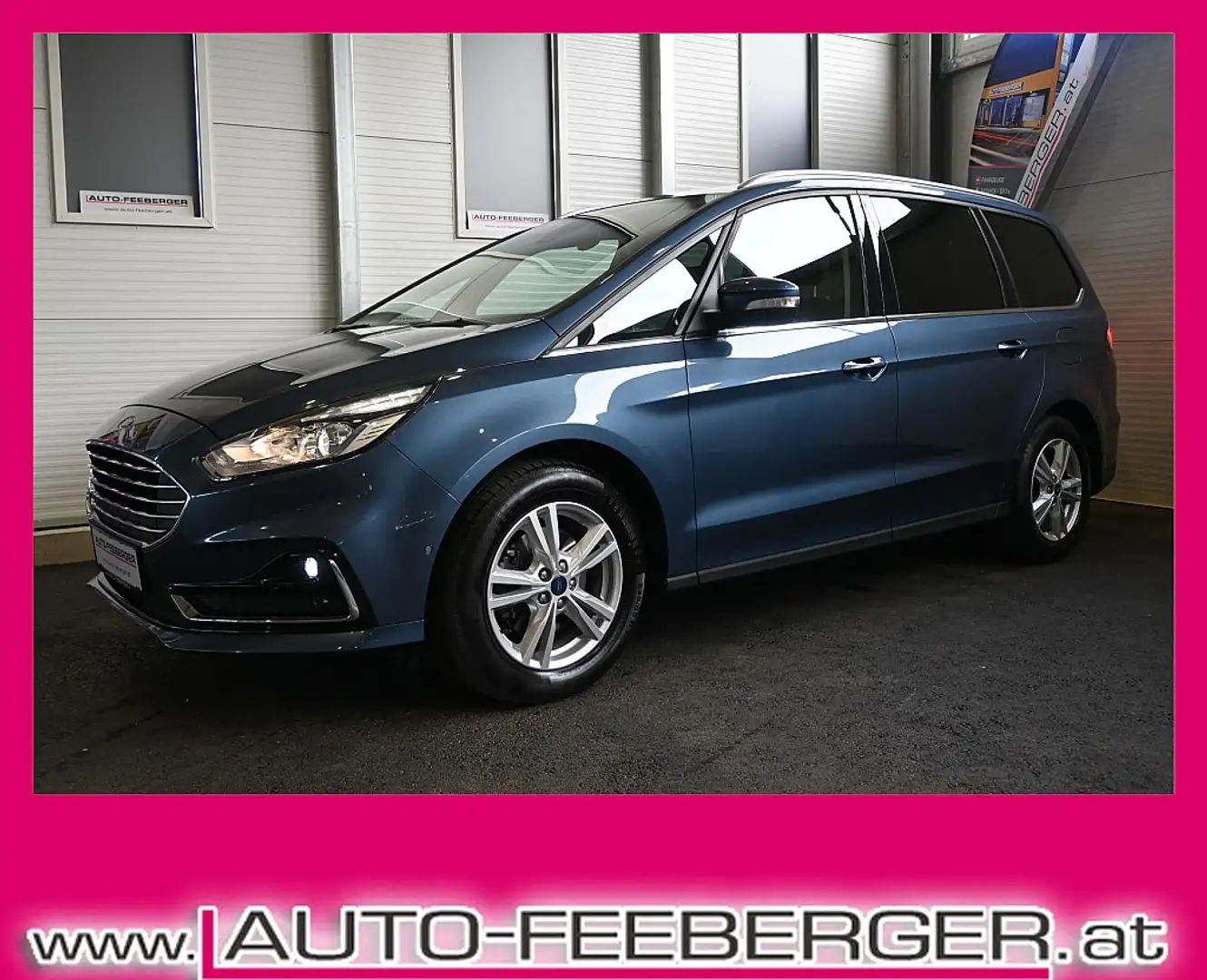 Ford Galaxy 2,0 EcoBlue SCR Titanium Aut. 7-Sitzer,PDC vorn... Blauw - 1