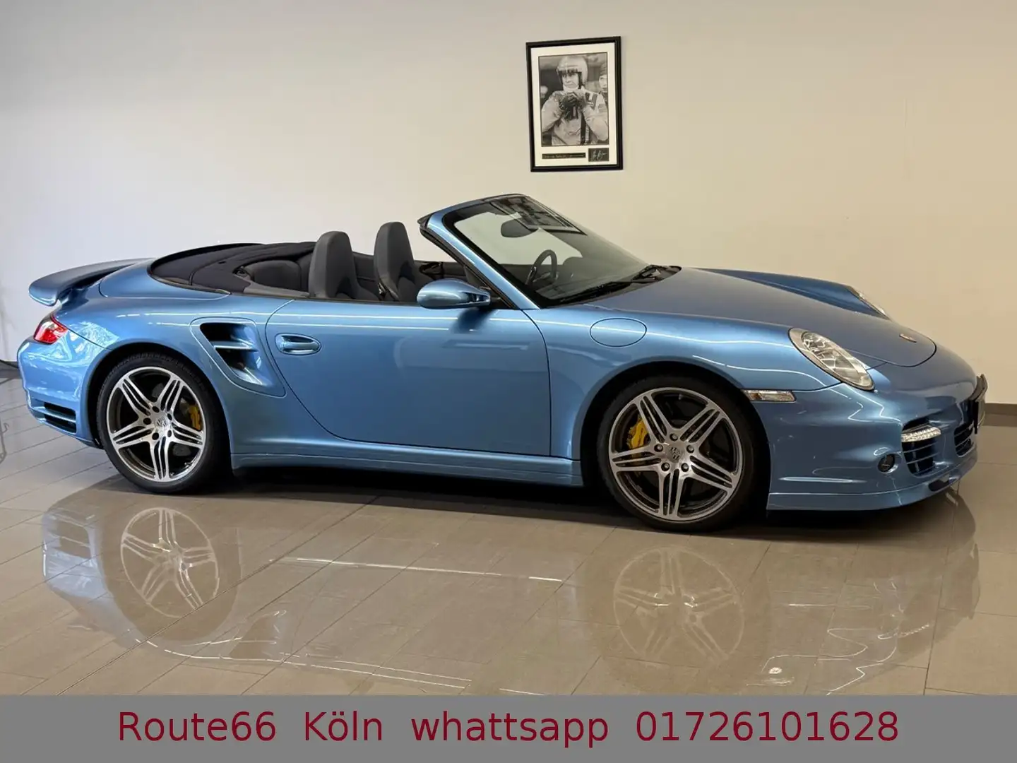 Porsche 997 Turbo Cabrio.NP.über 200T€ Unikat.Einmalig Blau - 2