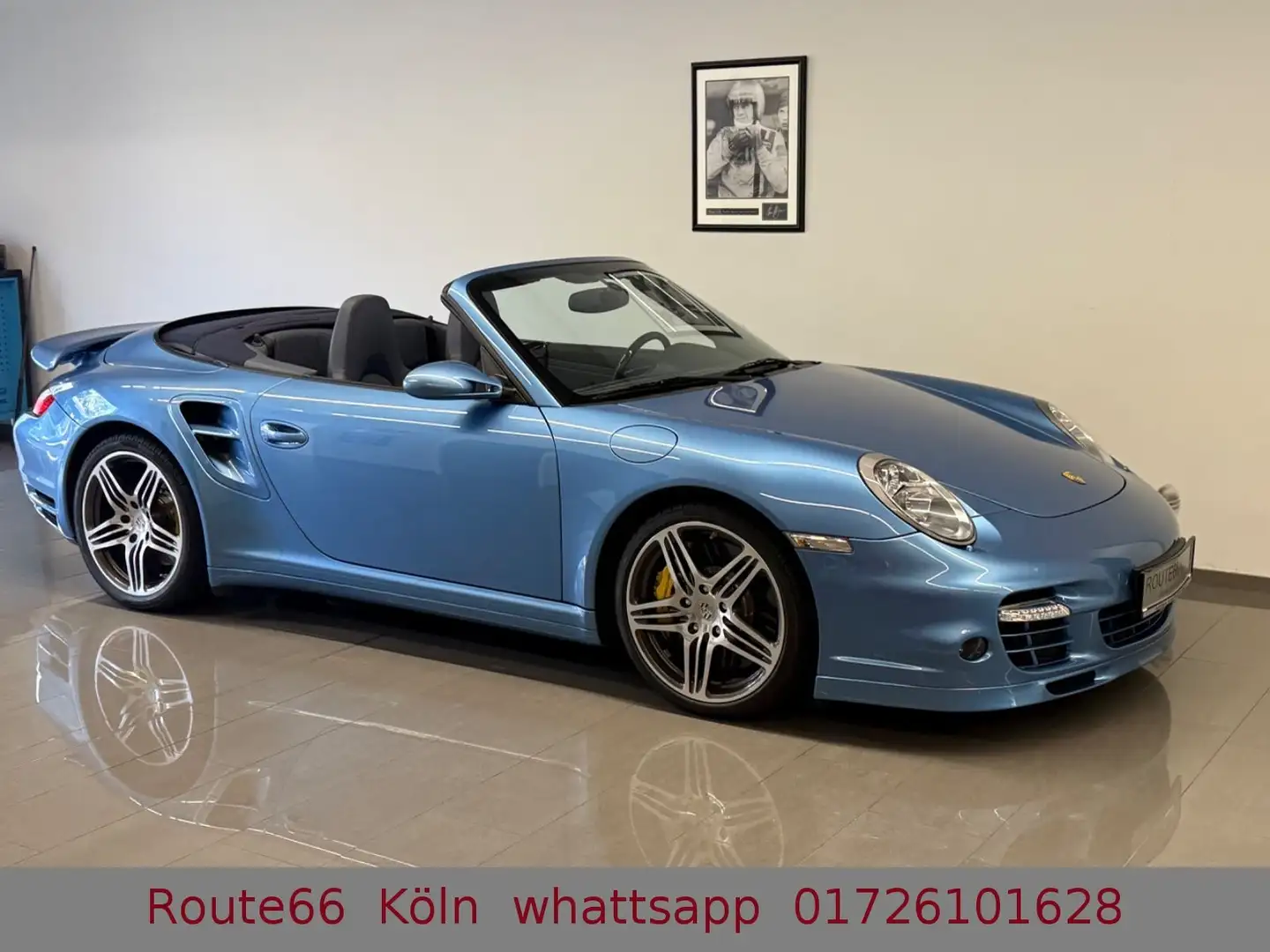 Porsche 997 Turbo Cabrio.NP.über 200T€ Unikat.Einmalig Blau - 1