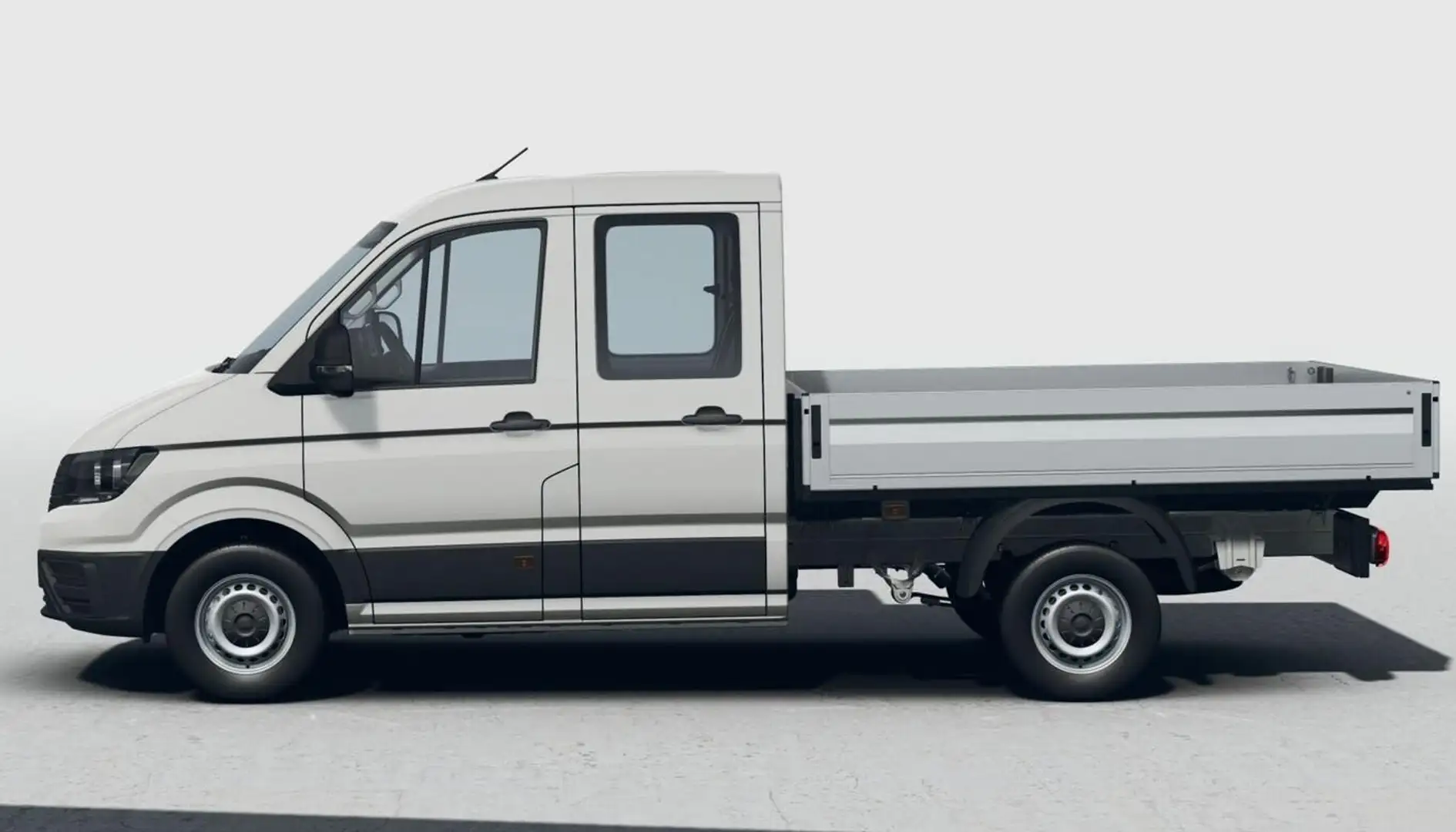 Volkswagen Crafter Pritsche DoKa 35 2.0 TDI 140 AT8 7S Temp 103 kW... Weiß - 2