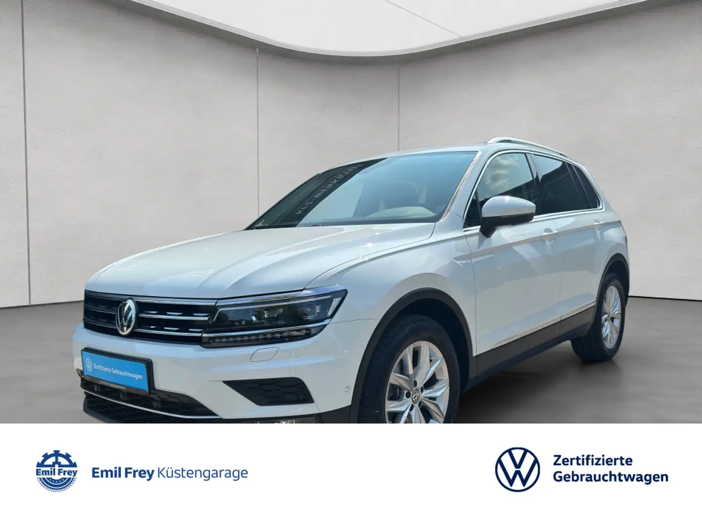 Volkswagen Tiguan 2.0 TSI 4Motion DSG Highline StdHz RFK PA Weiß - 1