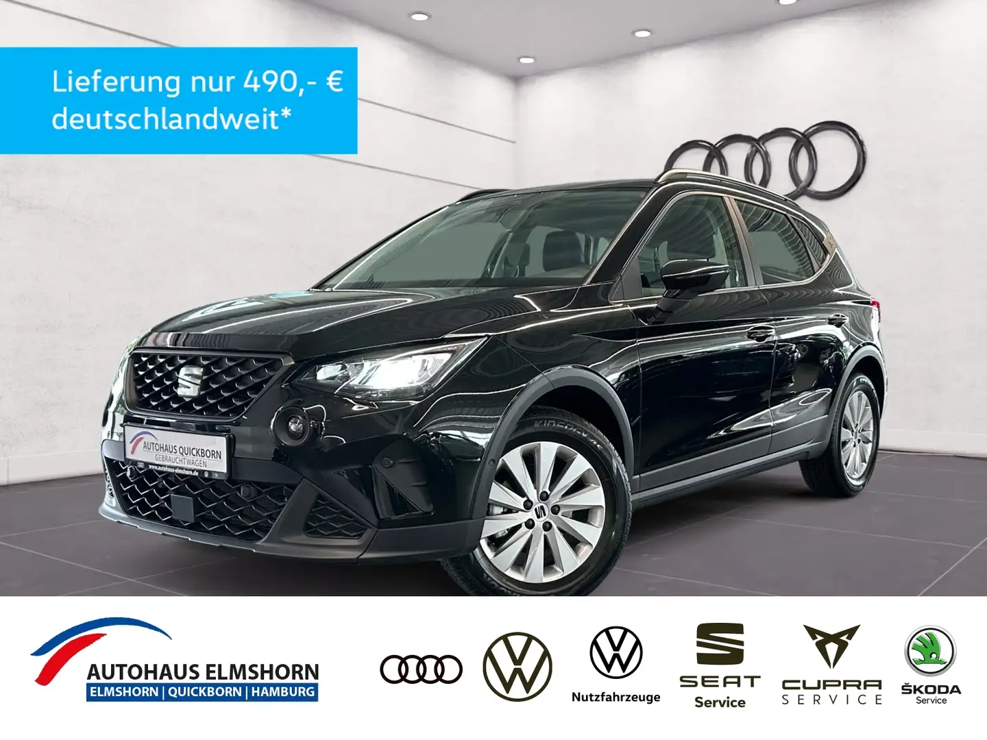 SEAT Arona Style 1.0 TSI DSG KESSY PARK KAMERA GJR Schwarz - 1