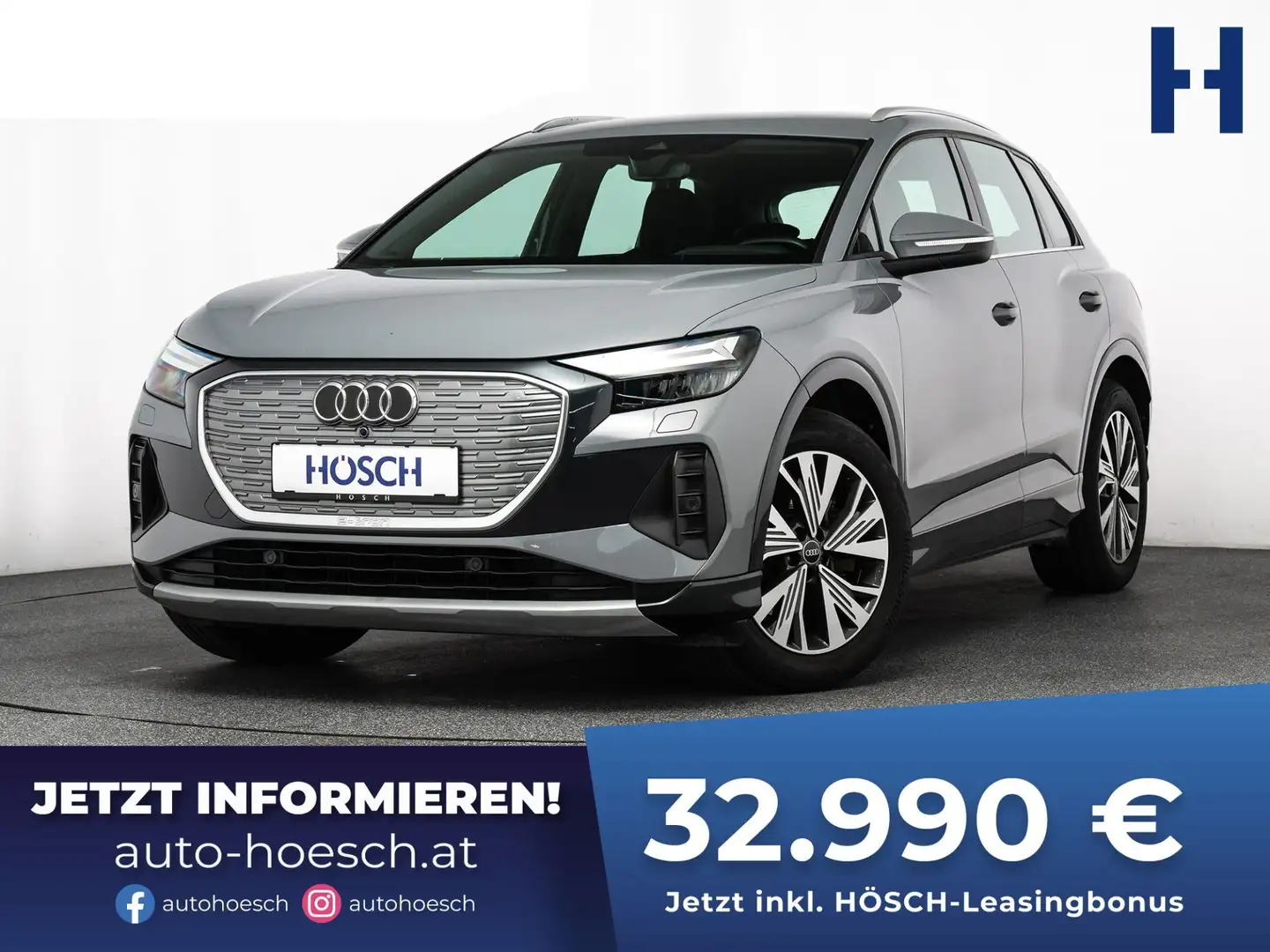 Audi Q4 e-tron 50 quattro advanced ASSISTENZ WÄRMEPUMPE Grau - 1