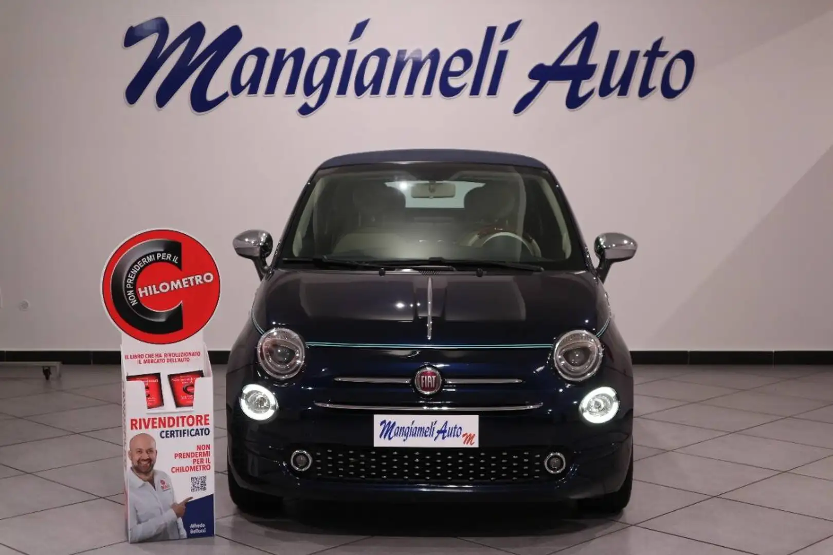 Fiat 500C 1.3 mjt Riva 95v Niebieski - 2
