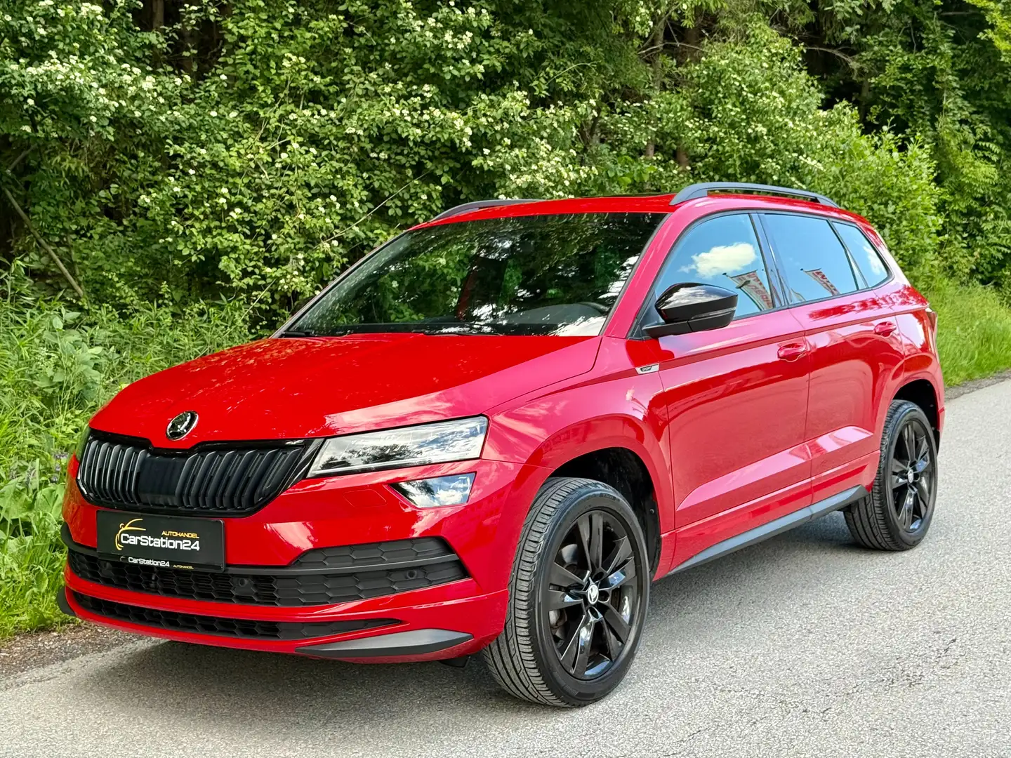 Skoda Karoq Sportline *ACC*PANO*HCAM*AHK* Piros - 1