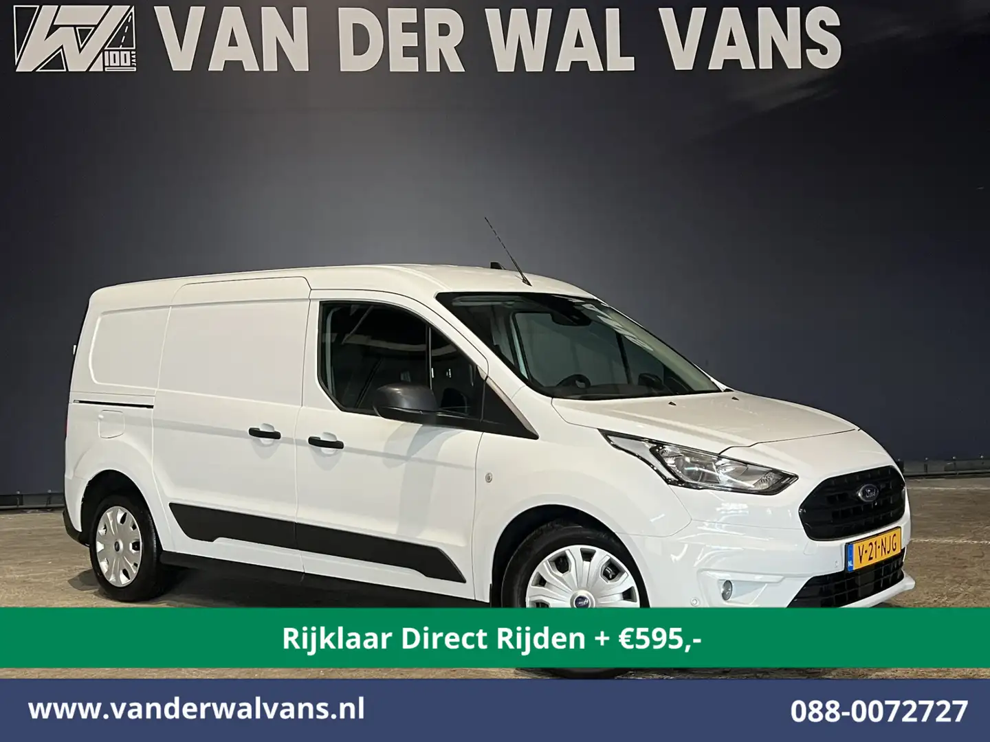 Ford Transit Connect 1.5 EcoBlue 100pk L2H1 *Rijklaar Direct Rijden* Eu Blanc - 1