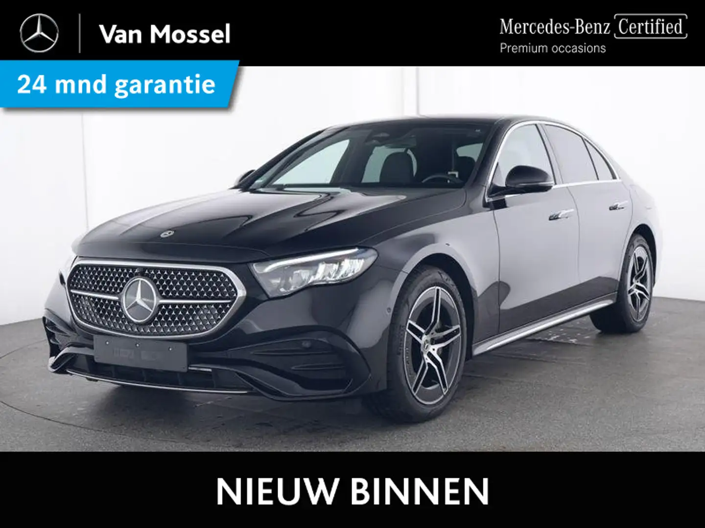 Mercedes-Benz E 300 e AMG Line Superscreen / Apple Carplay/Android aut Zwart - 1