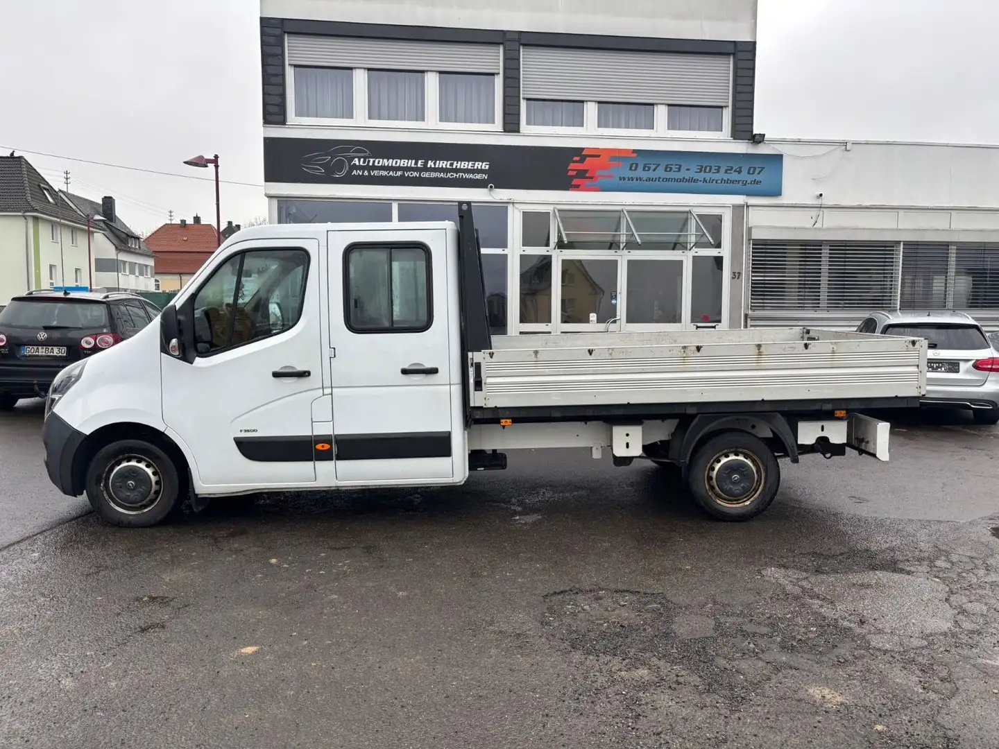 Opel Movano Pritsche+6 Sitzer+Klima+AHK+2 Hand Weiß - 2