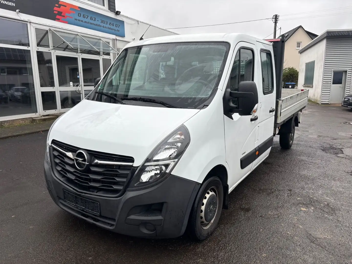 Opel Movano Pritsche+6 Sitzer+Klima+AHK+2 Hand Weiß - 1