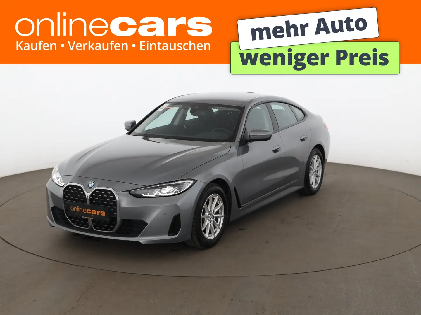 BMW 420 d Gran Coupe Aut LED 360-CAM LEDER NAVI SITZHZ Grau - 1