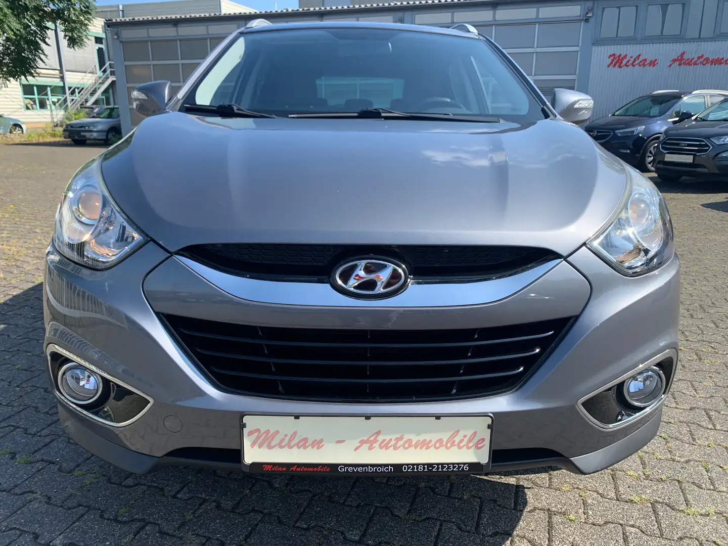 Hyundai iX35 Style 2WD Leder-SHZG-ALU-AHK-Tüv/Oel neu-1Hd. Gris - 2