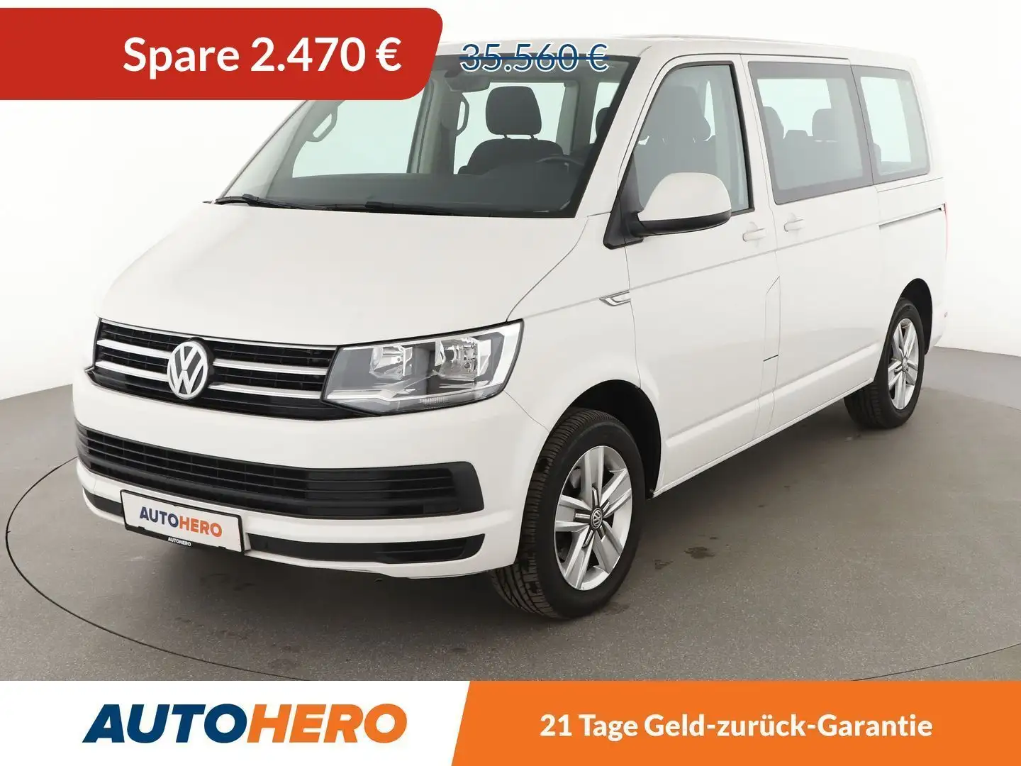 Volkswagen T6 Multivan 2.0 TDI Comfortline *TEMPO*PDC*SHZ*AHK*ALU* Weiß - 1
