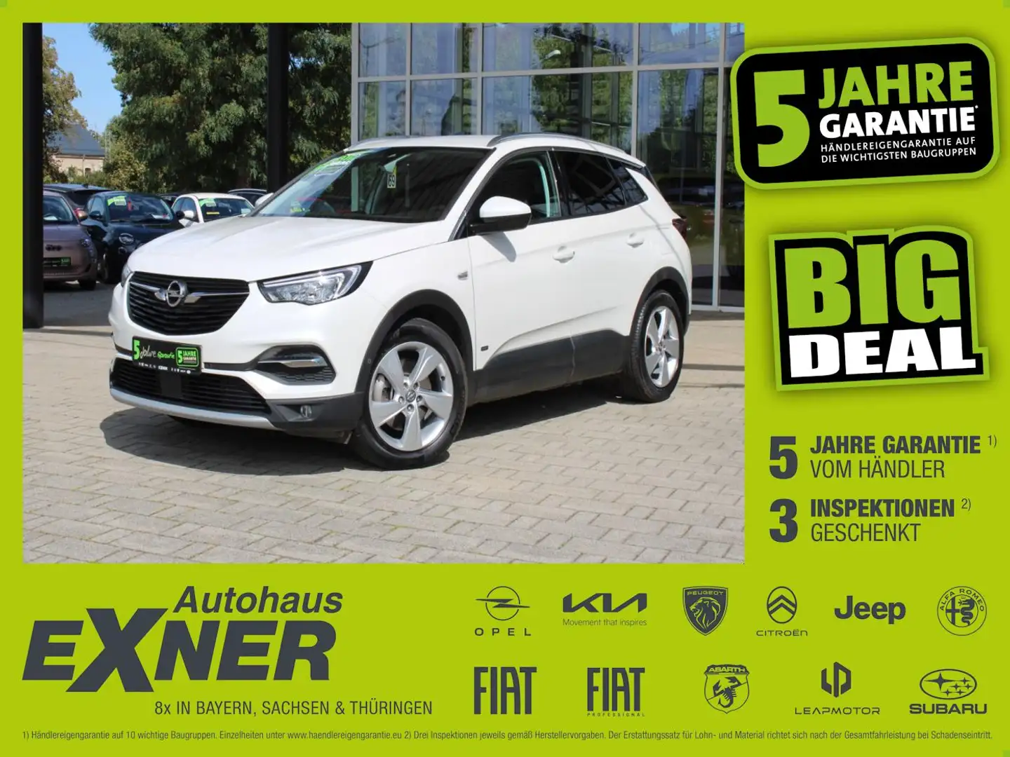 Opel Grandland X 1.6 Turbo Hybrid 4 Elegance LED+Navi Blanco - 1