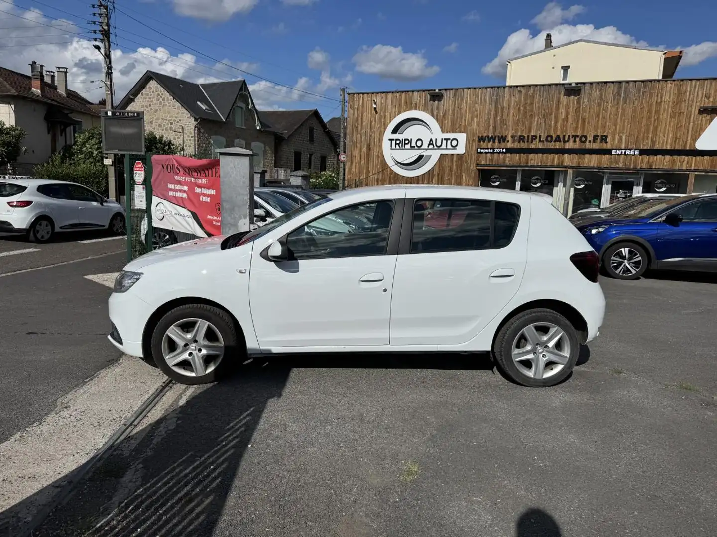 Dacia Sandero 0.9 TCe - 90 Lauréate + Clim Weiß - 2