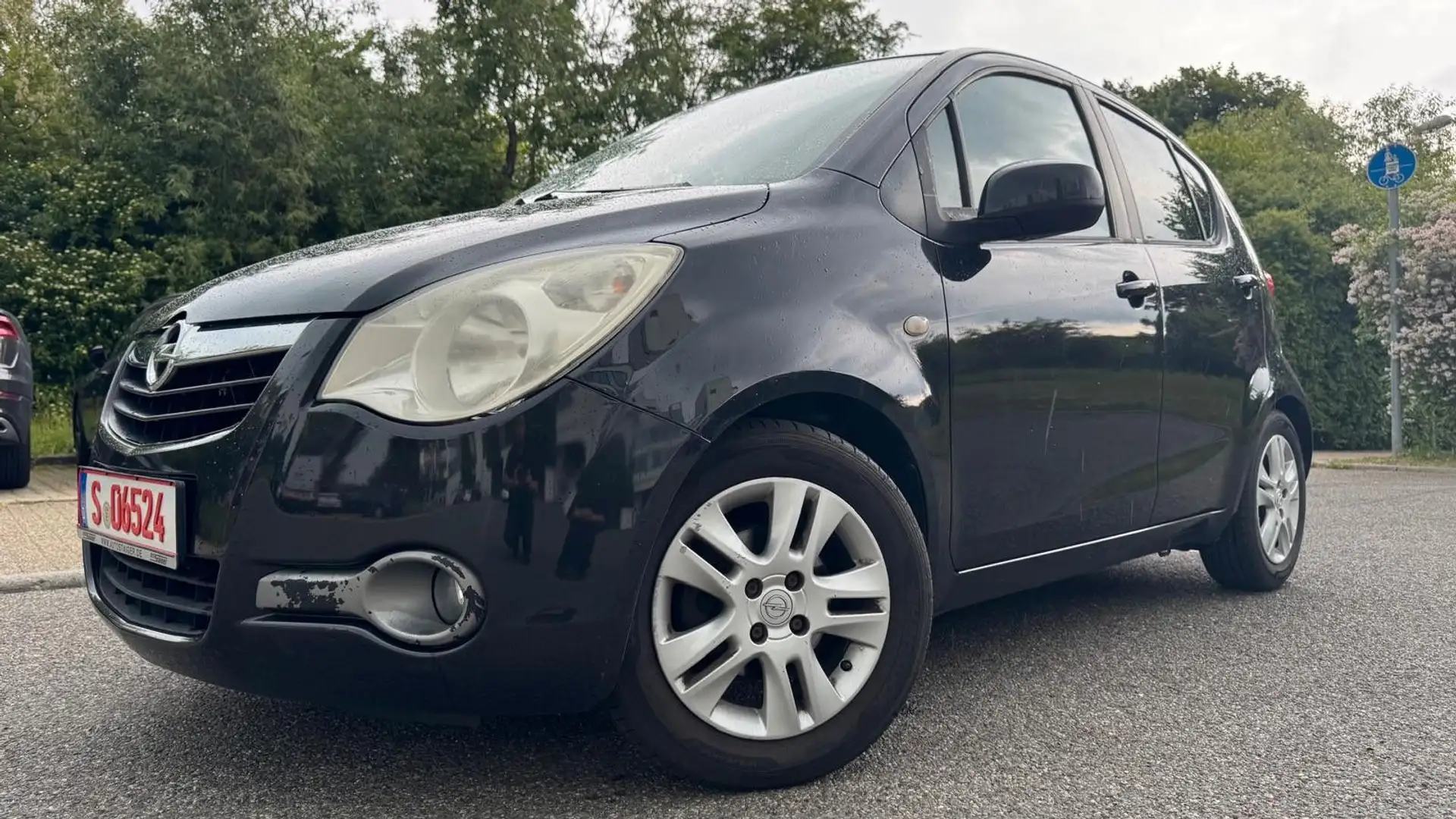 Opel Agila +TÜV+ 94PS+AUTOM+KLIMA+SITZH+ANHÄNG Negro - 1