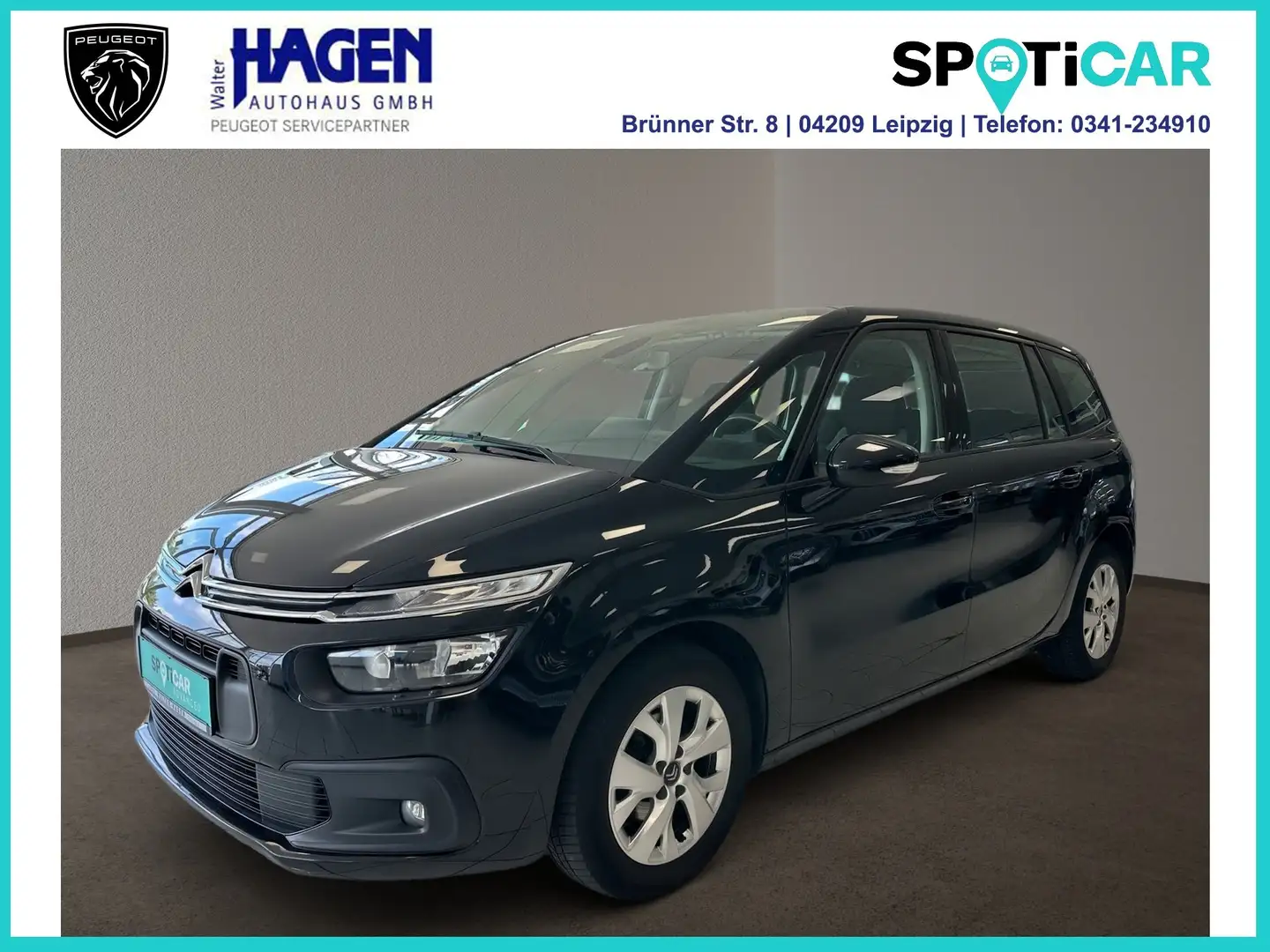 Citroen Grand C4 SpaceTourer Grand C4 Spacetourer Feel 1.2 130 PT PDC/SHZ/DAB Schwarz - 1