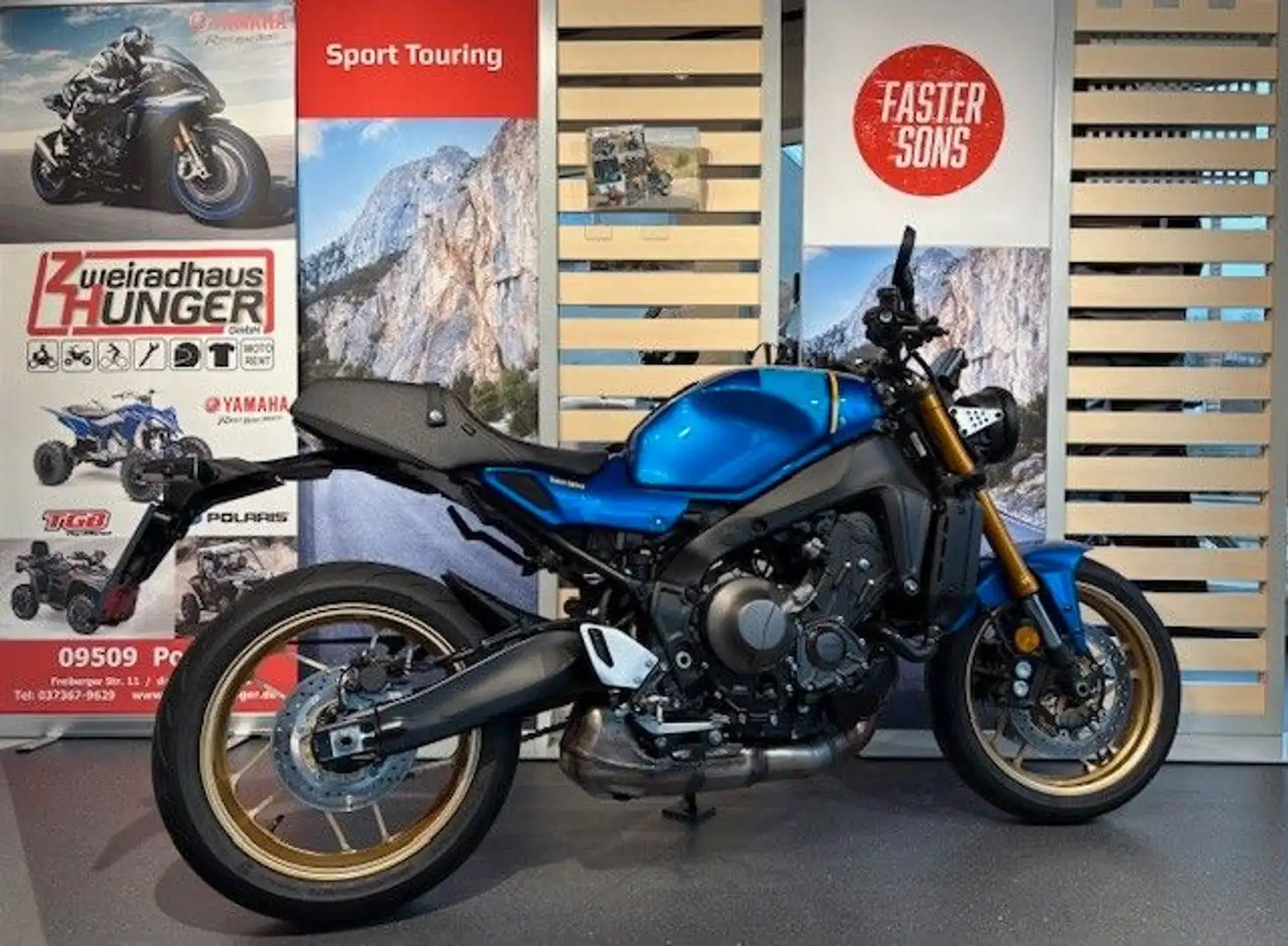 Yamaha XSR 900 MIT ZUBEHÖR* Albastru - 2