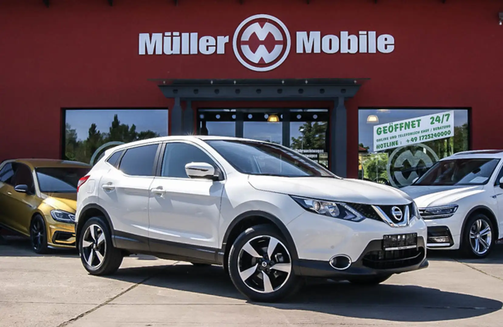 Nissan Qashqai DIG-T 12 N-Connecta KAMERA RENTNERBESITZ Weiß - 1