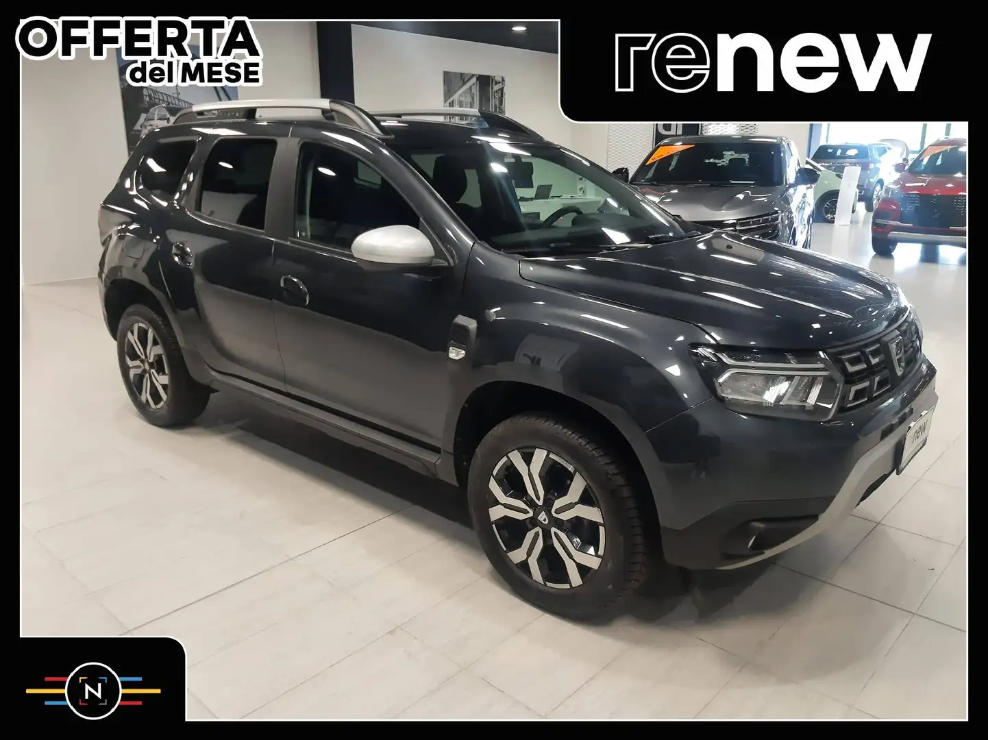 Dacia Duster 1.0 tce Prestige 90cvNavi/Retrocamera/Cruise/EU6 Grigio - 1