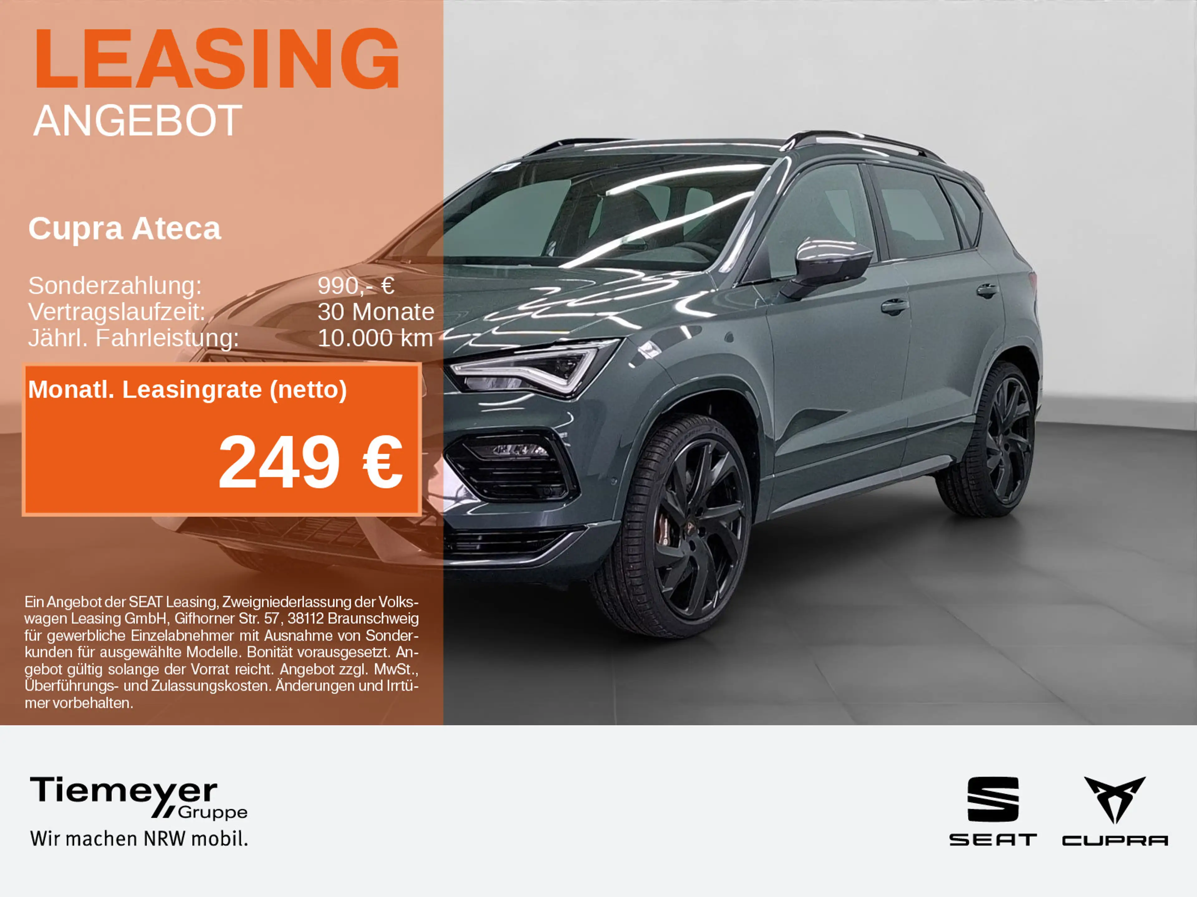 CUPRA Ateca 2.0 TSI DSG VZ 4DRIVE AREA VIEW AHK BREMBO