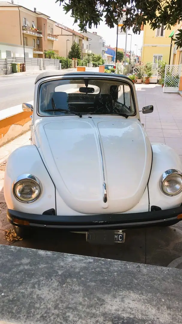Volkswagen Maggiolino TYP 15 D 11 Cabrio Blanc - 1