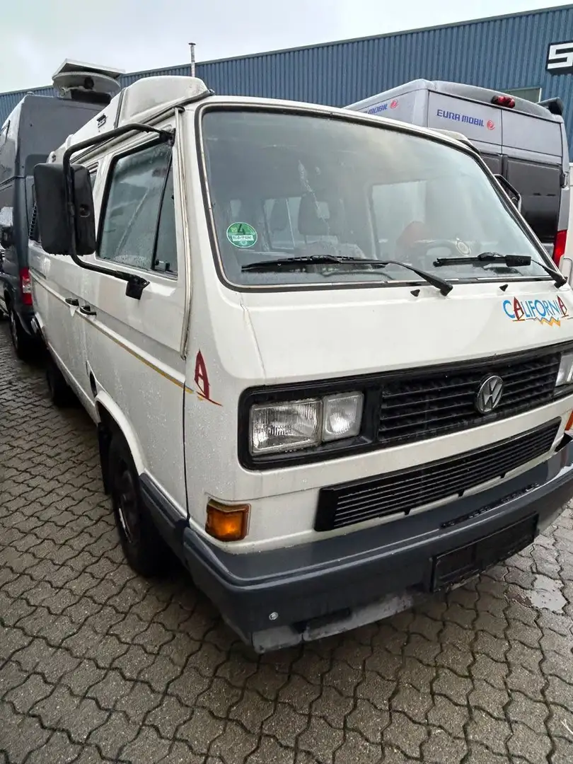Volkswagen T3 California Aufstelldach /Benzin 92PS Weiß - 2