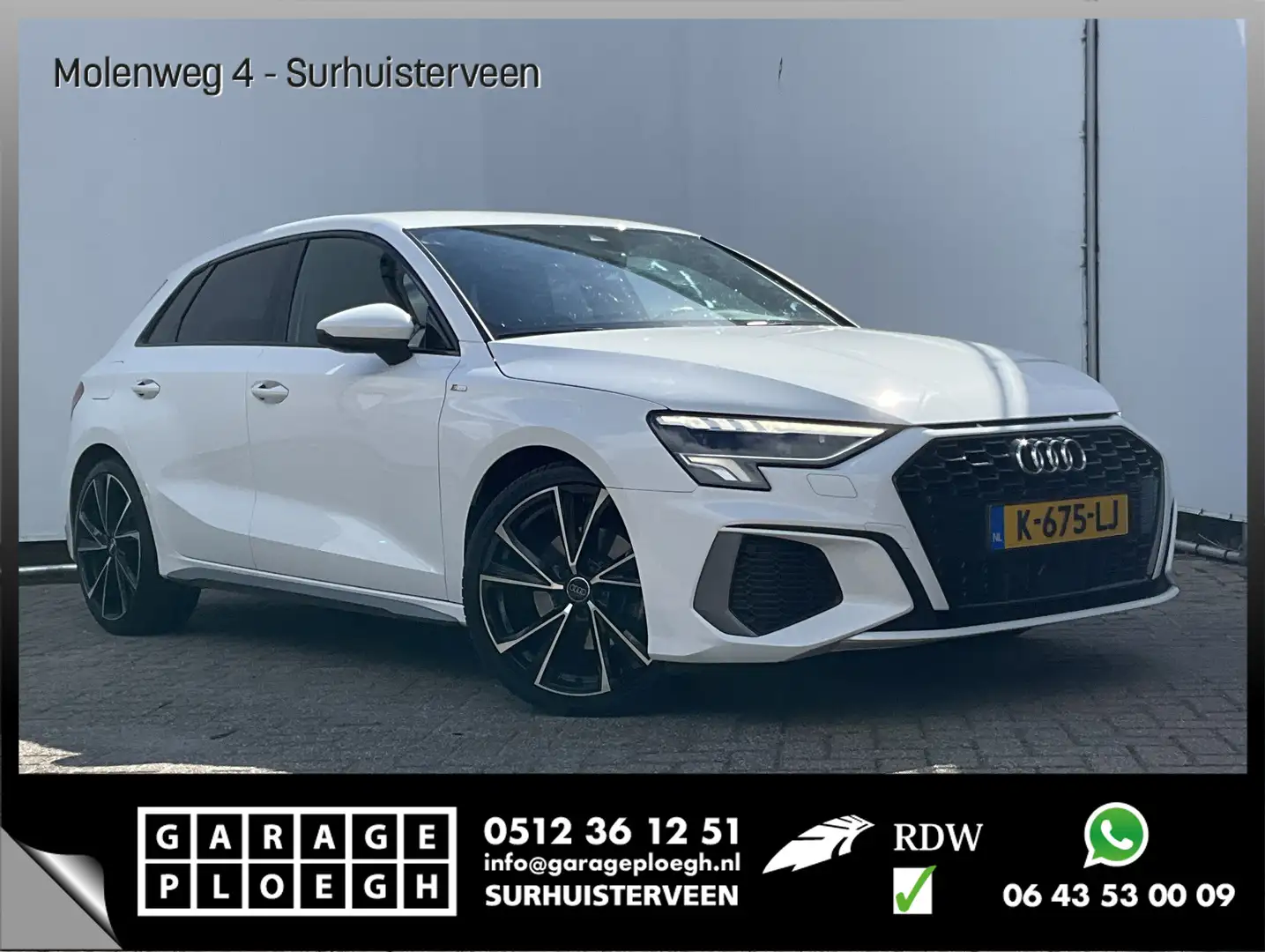 Audi A3 Sportback 30 TFSI (2xS-Line) S edition Carplay Tre Blanc - 1