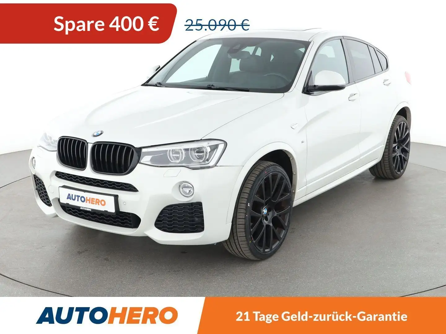 BMW X4 xDrive 20d Aut.*NAVI*HUD*LED*TEMPO*CAM*PDC* Weiß - 1