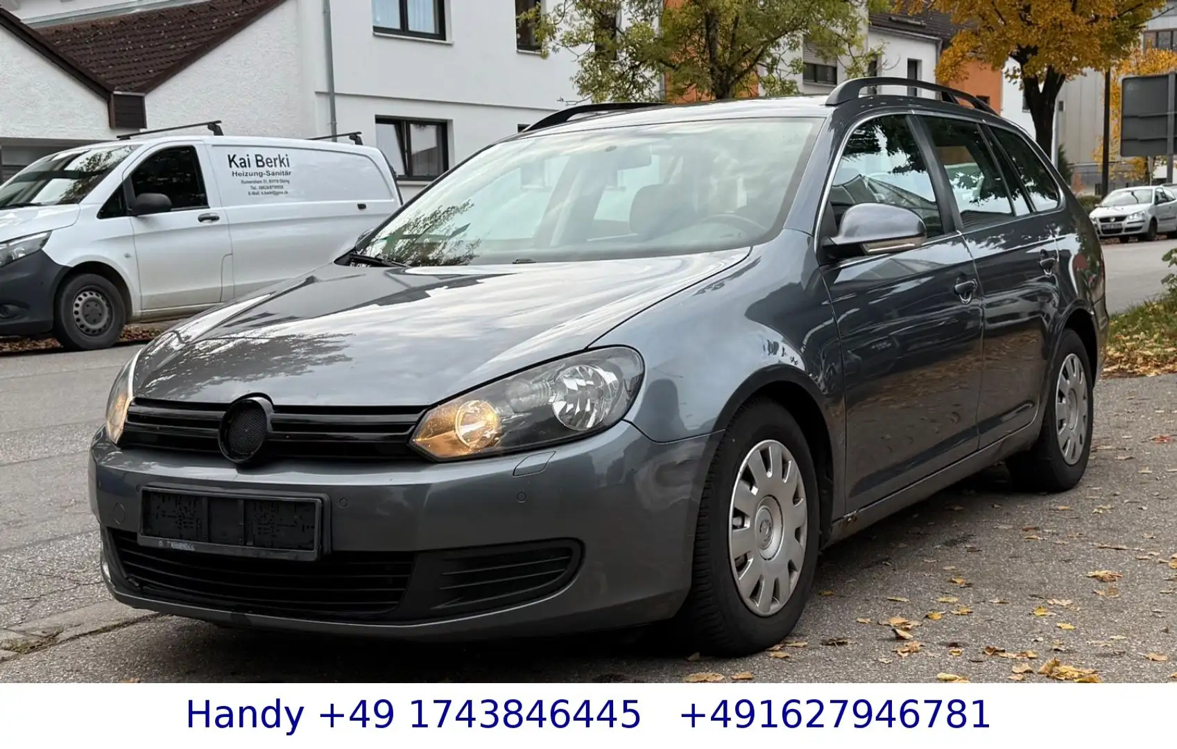 Volkswagen Golf VI 1.6 TDI Var Comfortline/NAVI/SHZ/PDC/AHK Gris - 2