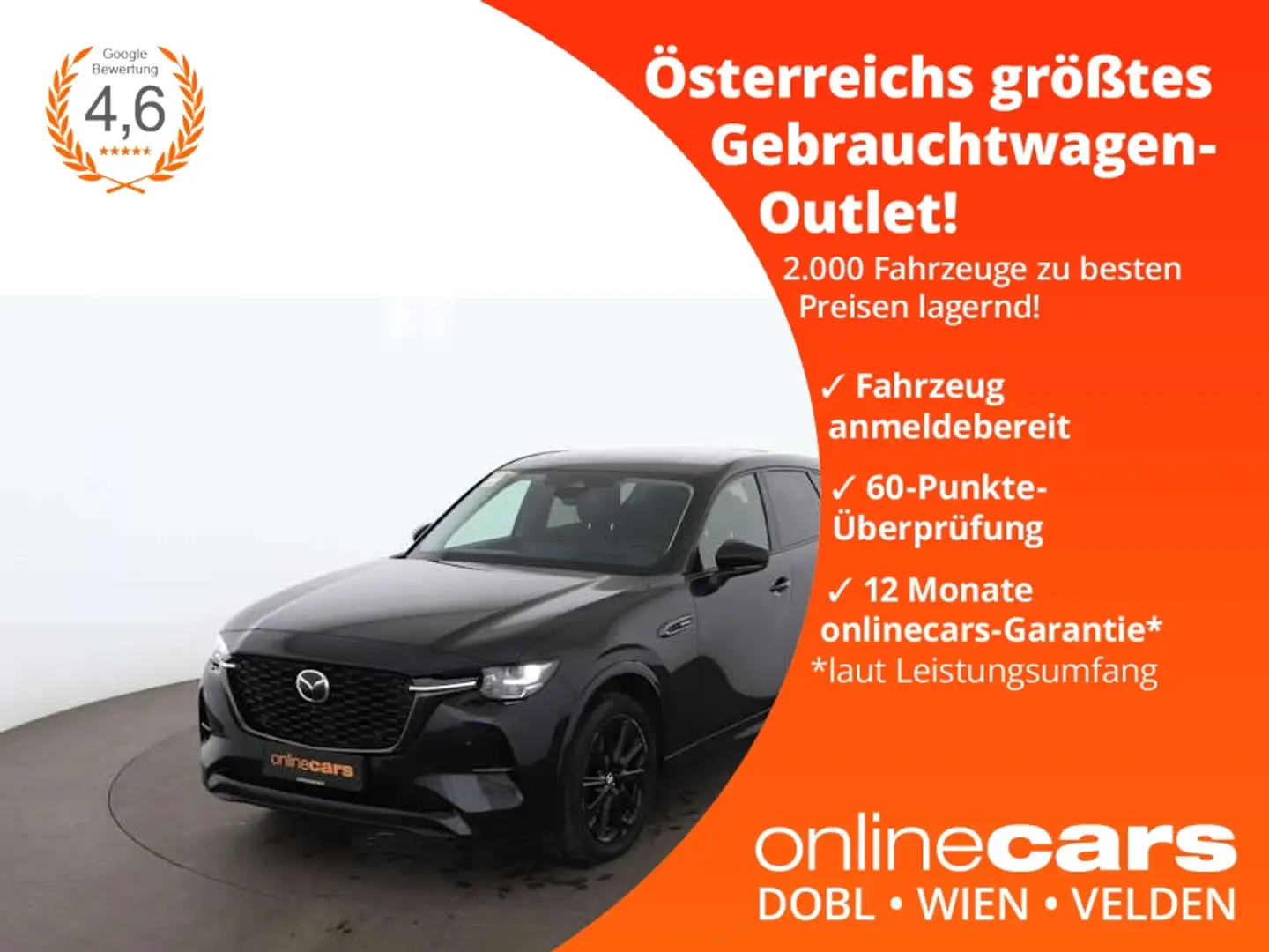 Mazda CX-60 2.5 e-SKYACTIV Homura AWD Aut LED SKY AHK Schwarz - 1